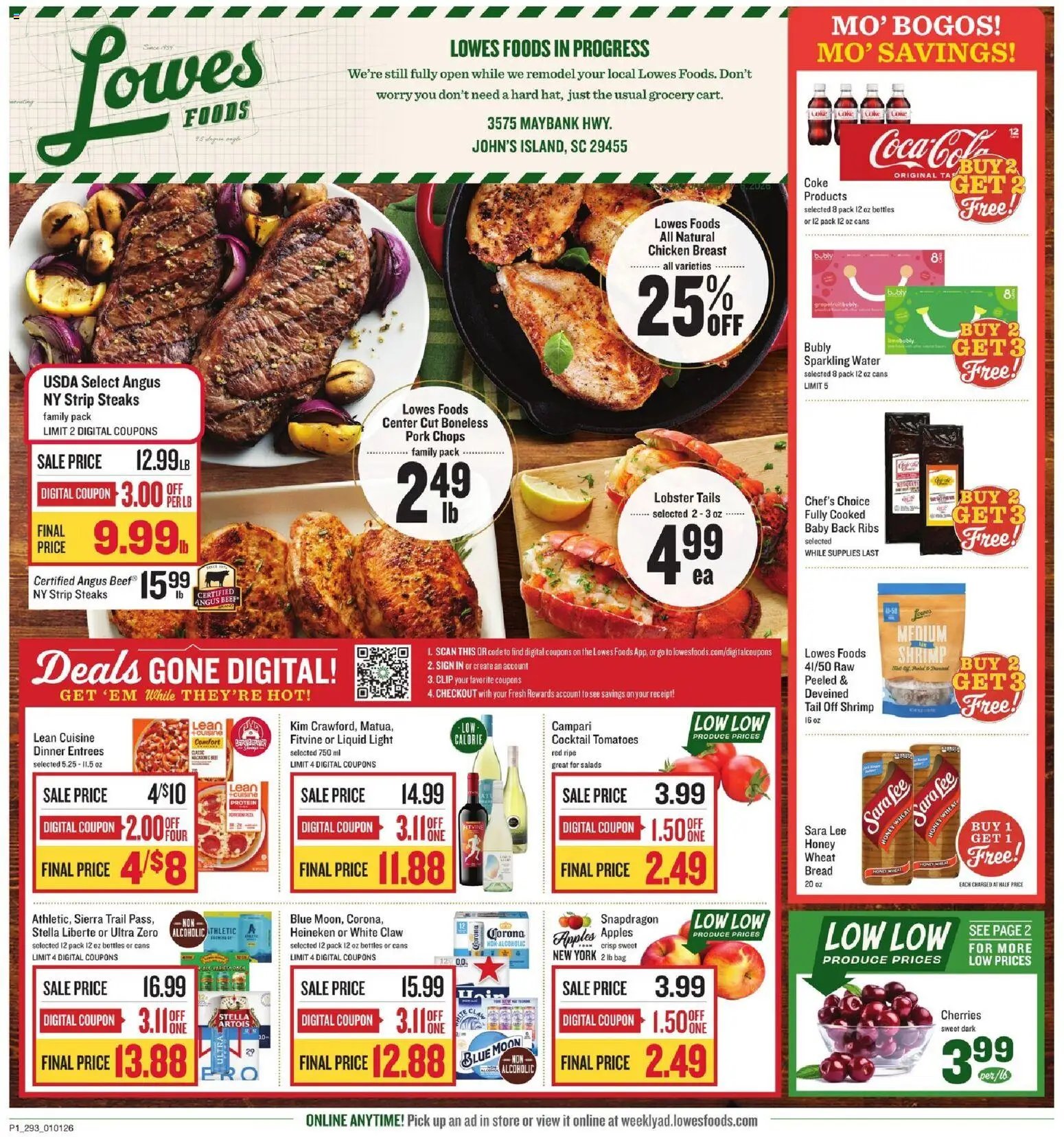 Lowes Foods offer from 01/01/2026 Weekly Ad - SC