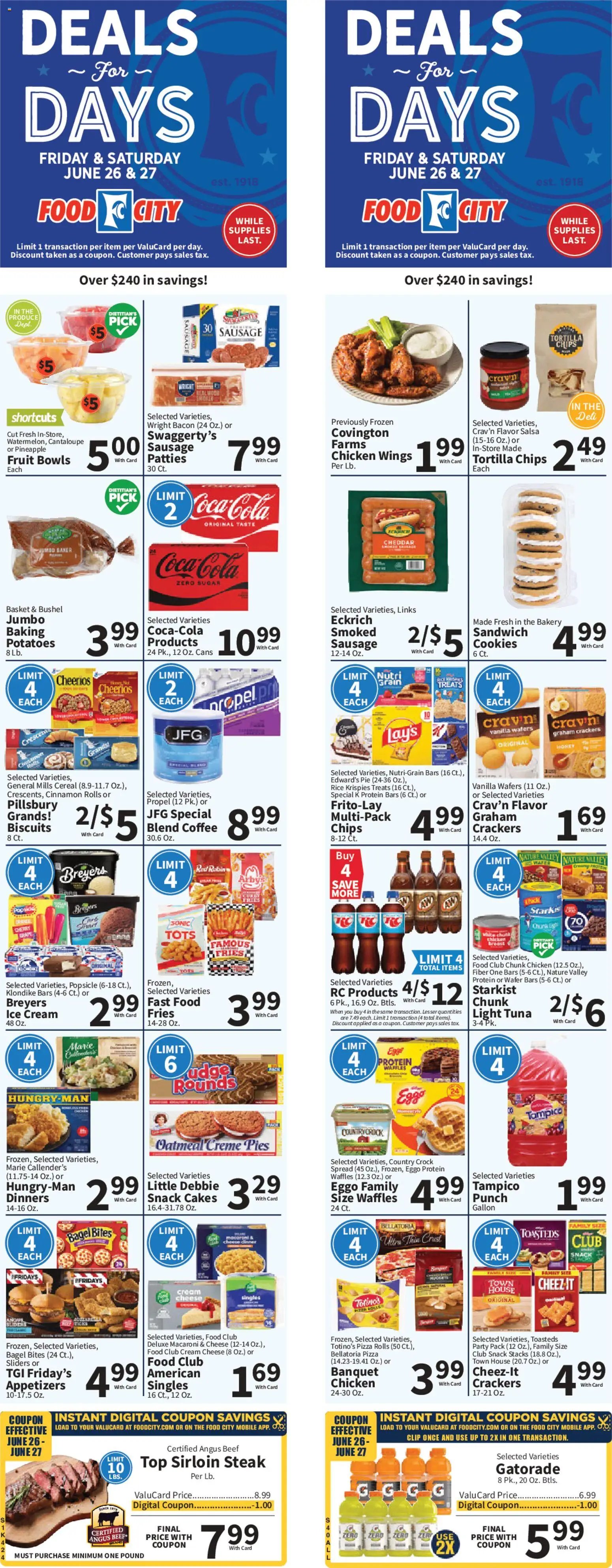Food City offer from 06/24/2026 Food City Weekly Ad