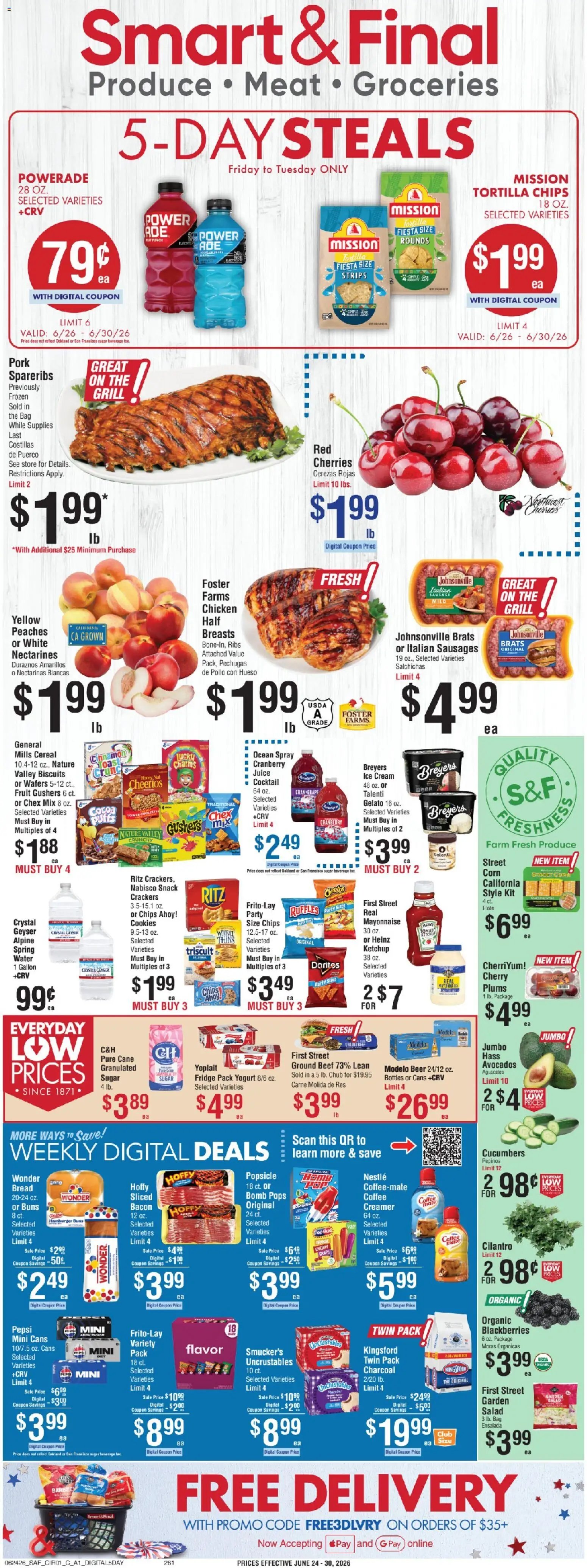 Smart & Final offer from 06/26/2026 Smart & Final Weekly Ad