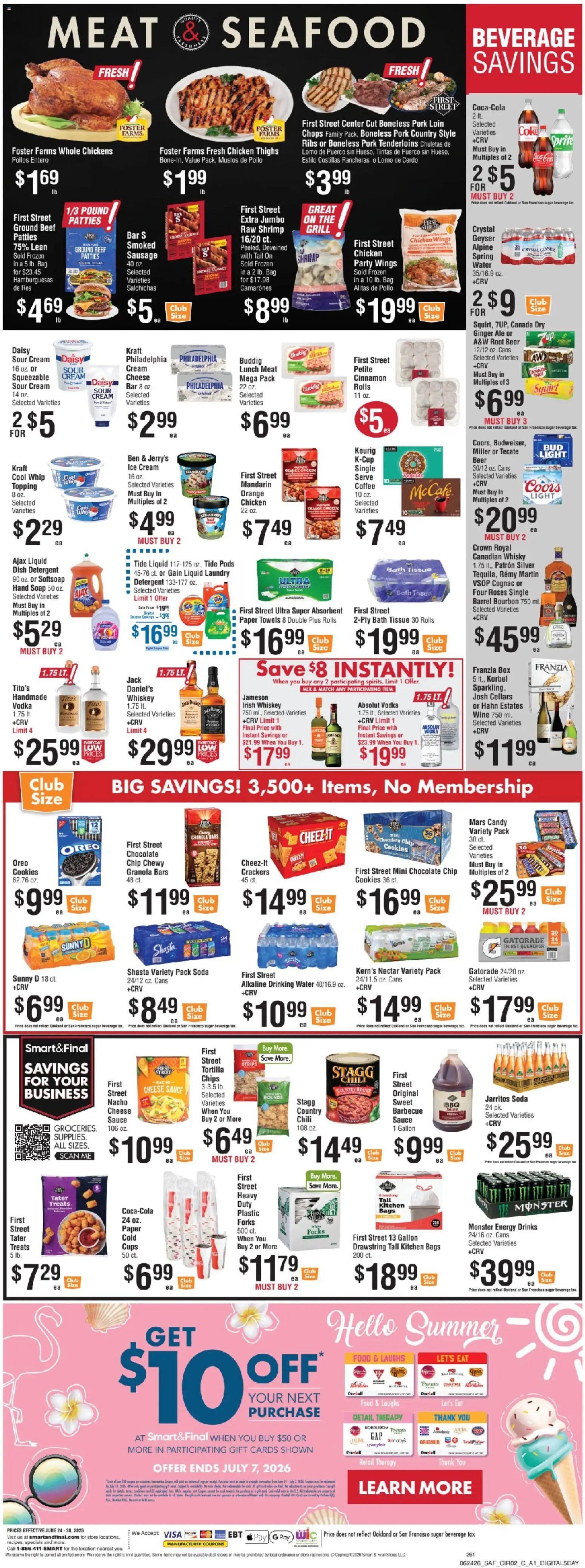 Smart & Final offer from 06/26/2026 Smart & Final Weekly Ad