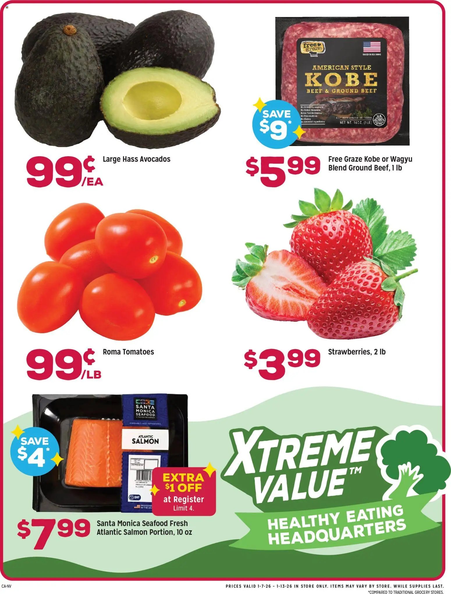 Grocery Outlet offer from 01/07/2026 Weekly Ad - CA