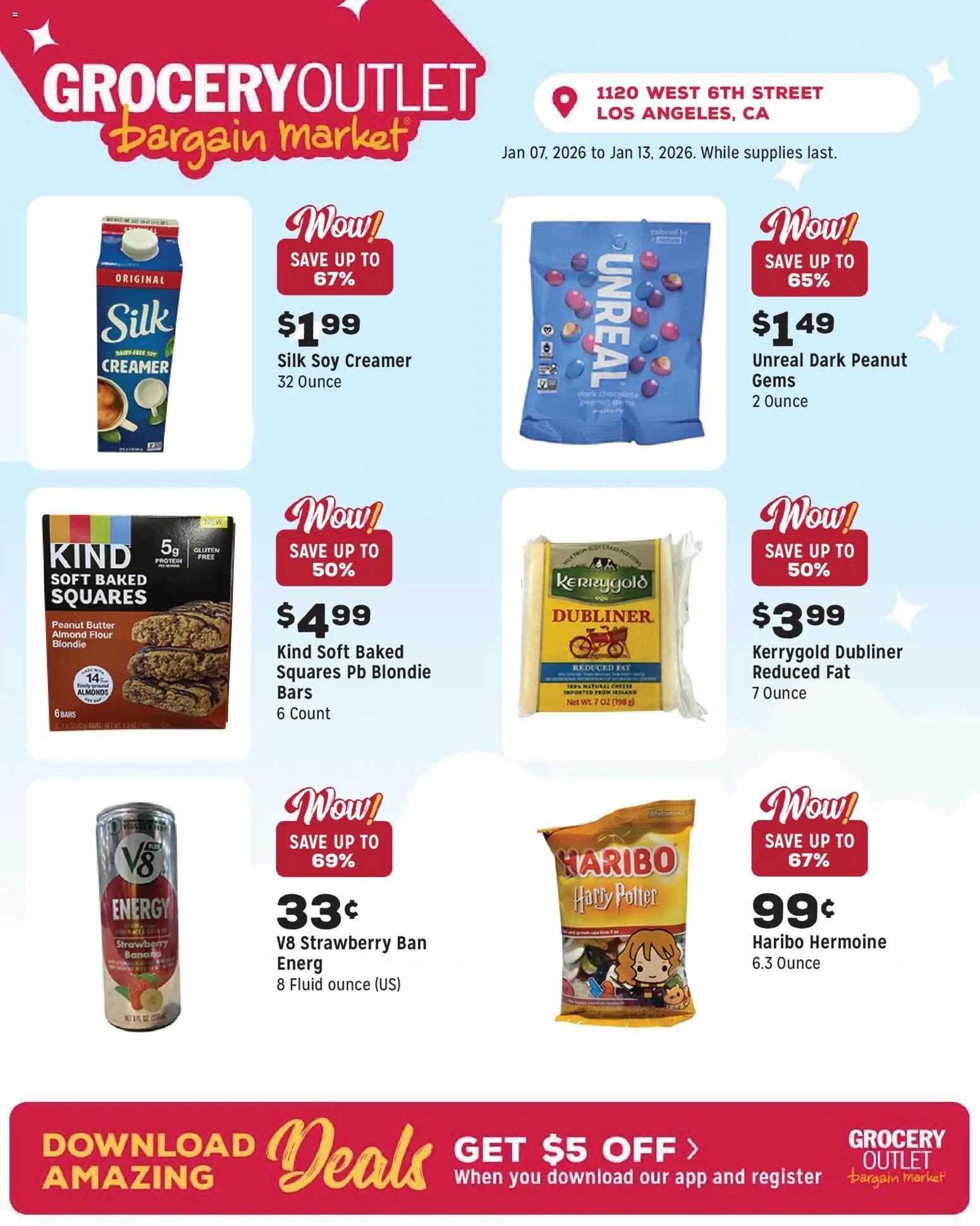Grocery Outlet offer from 01/07/2026 Weekly Ad - CA