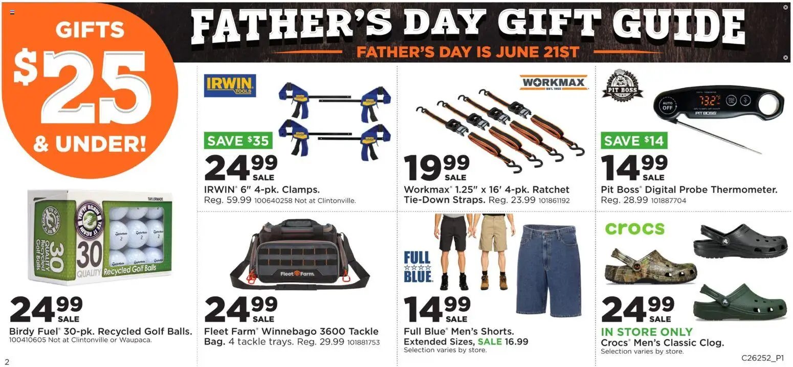 Mills Fleet Farm offer from 06/15/2026 Mills Fleet Farm Father's Day