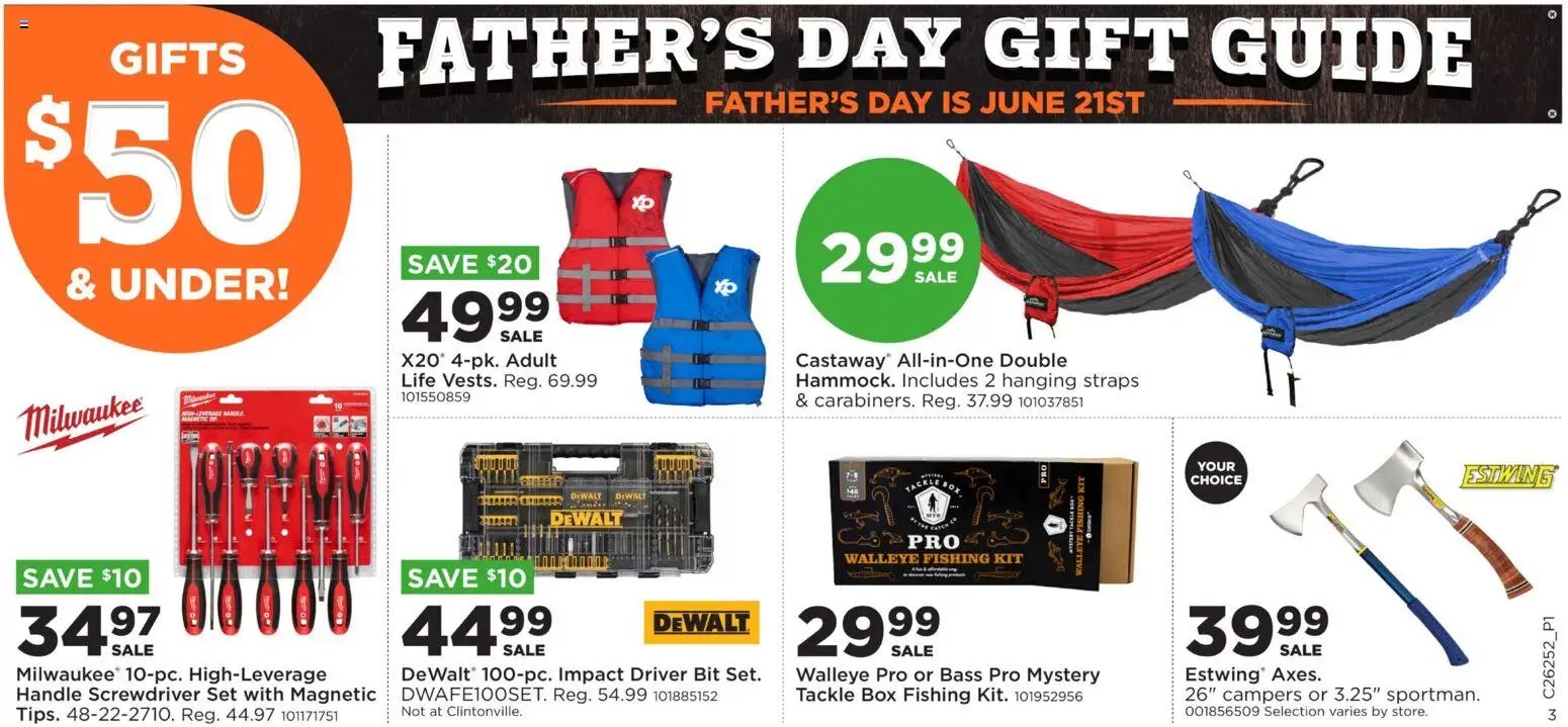 Mills Fleet Farm offer from 06/15/2026 Mills Fleet Farm Father's Day