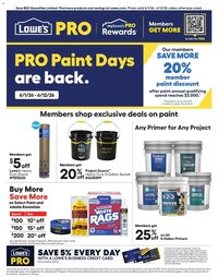 Lowe's offer from 06/01/2026 Lowe's Ad