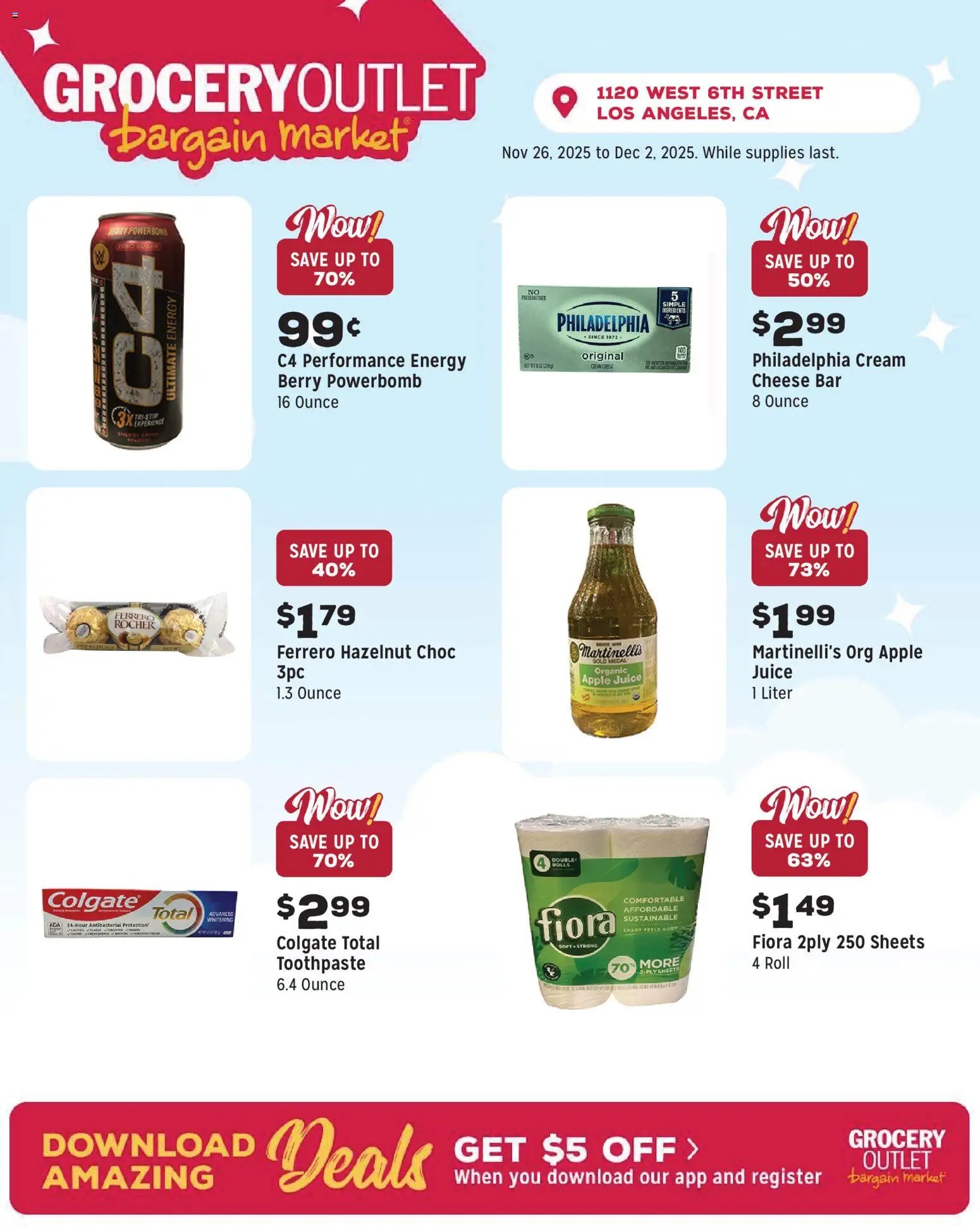Grocery Outlet offer from 11/26/2025 Weekly Ad - CA