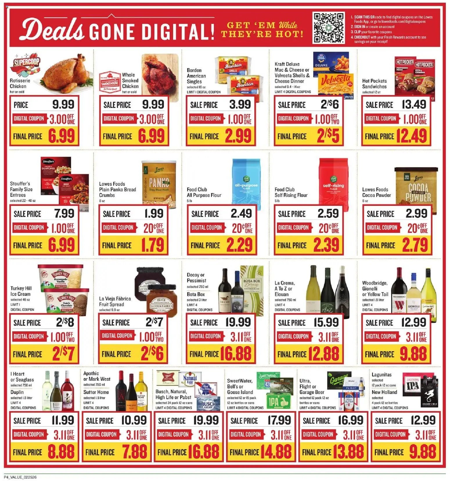 Lowes Foods offer from 02/25/2026 Weekly Ad - NC