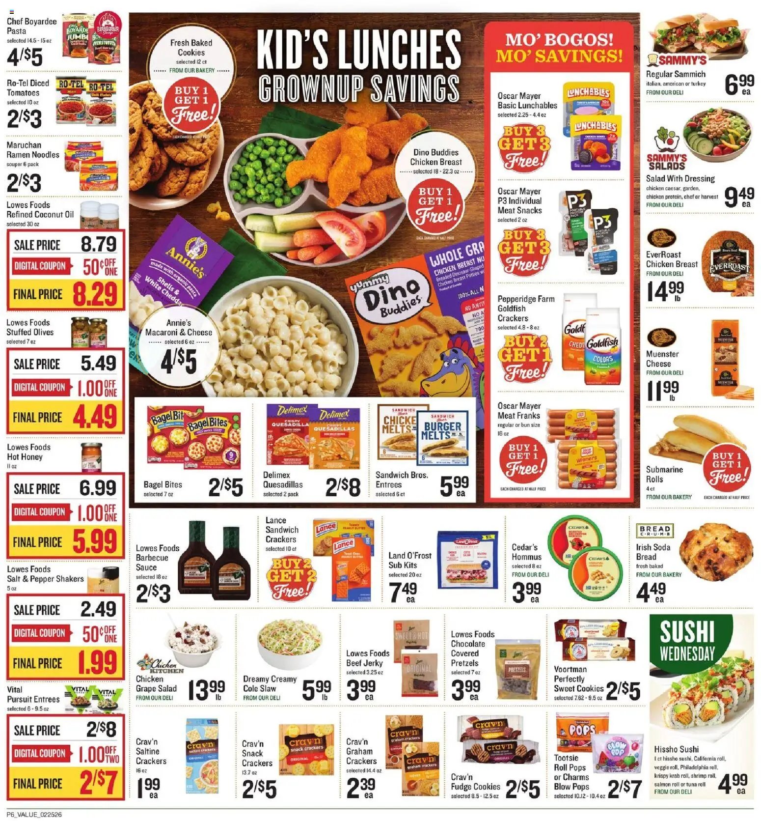 Lowes Foods offer from 02/25/2026 Weekly Ad - NC