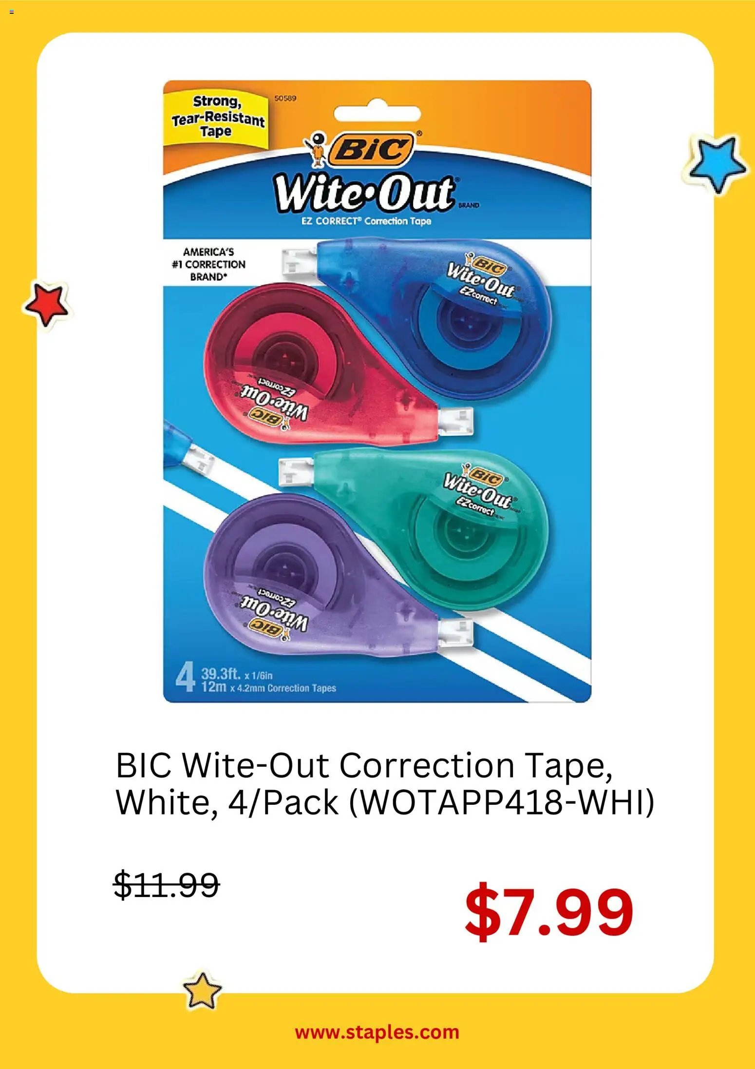 Staples offer from 07/05/2026 Staples Weekly Ad