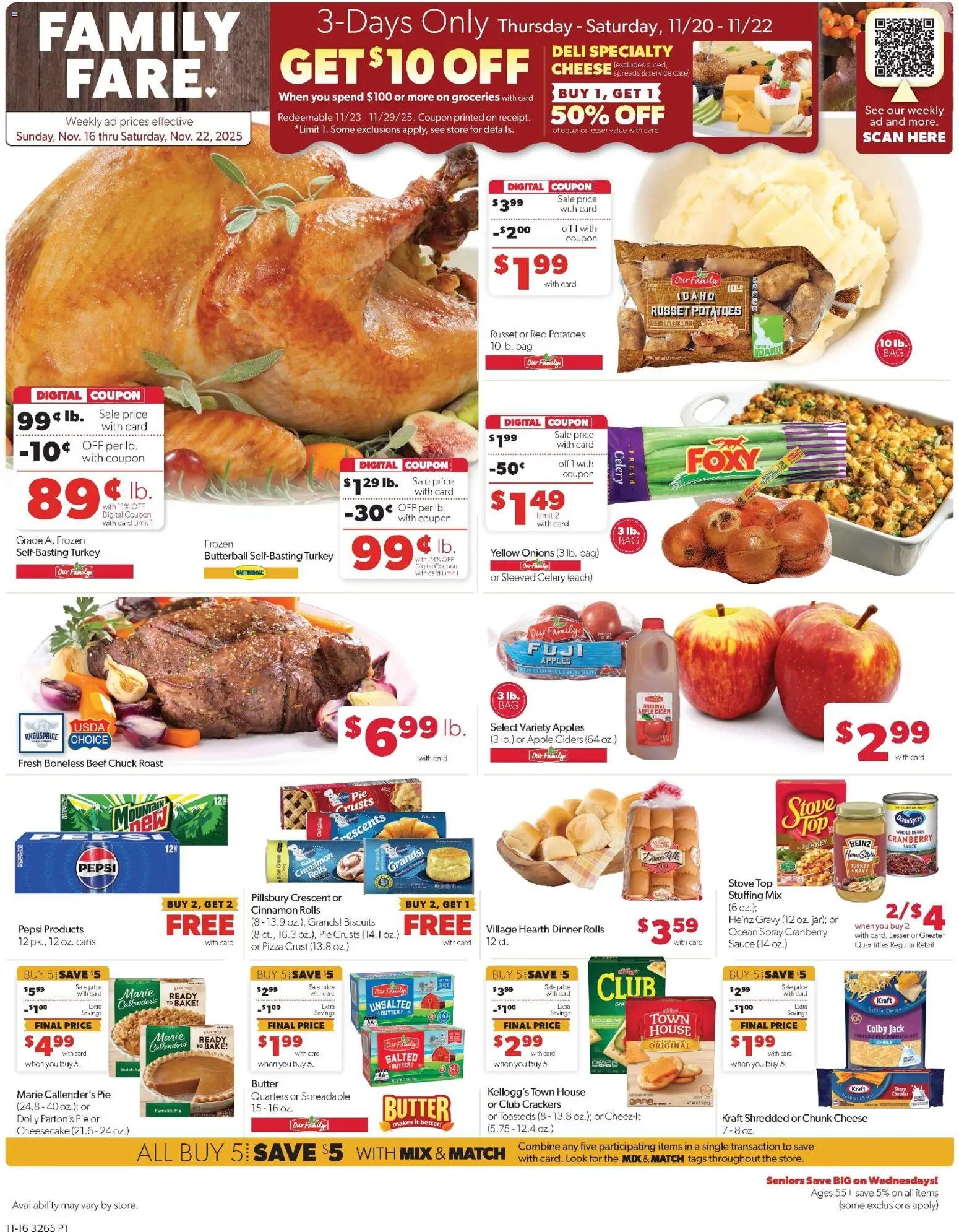 Family Fare offer from 11/16/2025 Weekly Ad