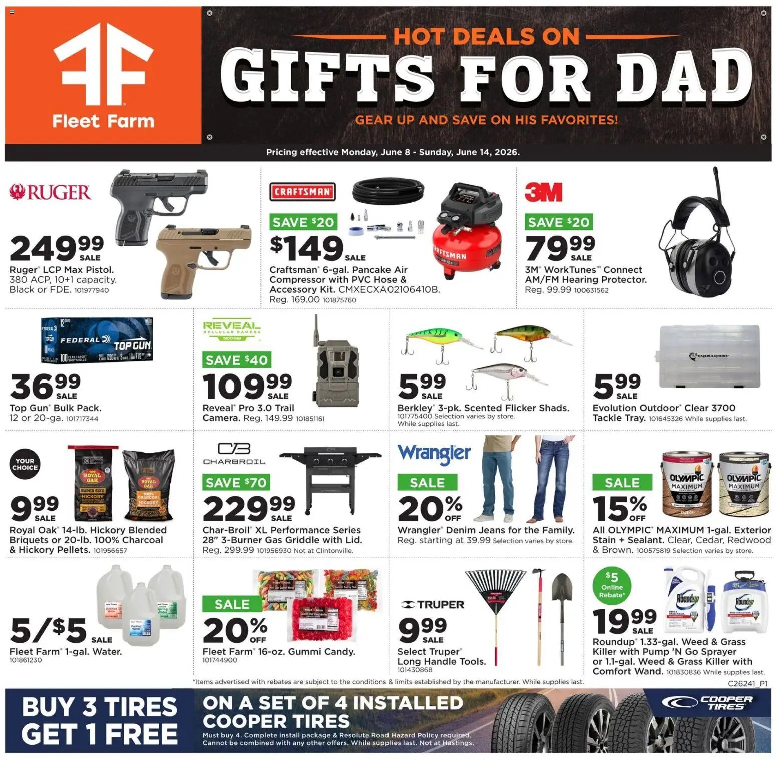 Mills Fleet Farm offer from 06/08/2026 Mills Fleet Farm Weekly Ad