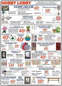 Hobby Lobby offer from 03/08/2026 Hobby Lobby Weekly Ad