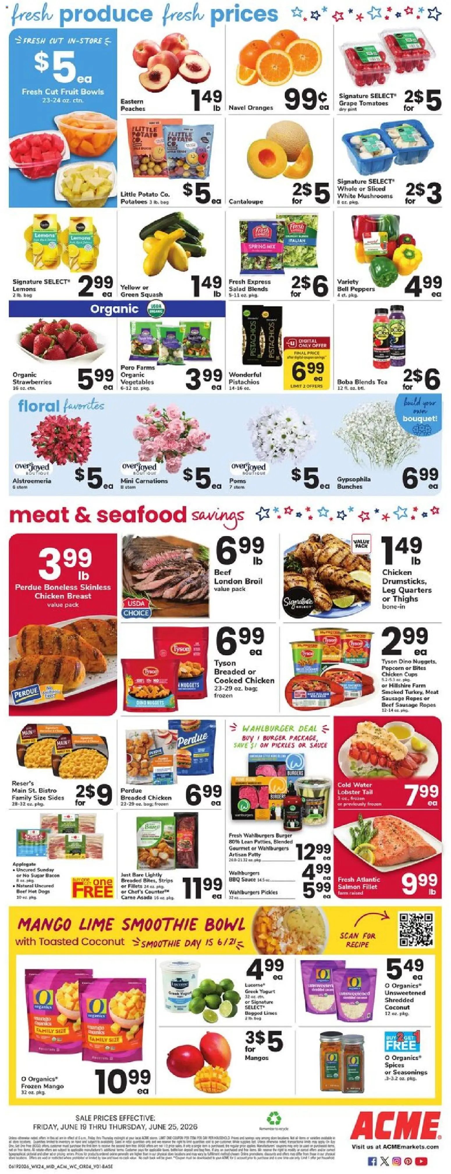 Acme offer from 06/19/2026 Acme Weekly Ad - NJ