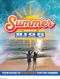 Big 5 Sporting Goods offer from 05/26/2026 Big 5 Sporting Goods Summer Catalog