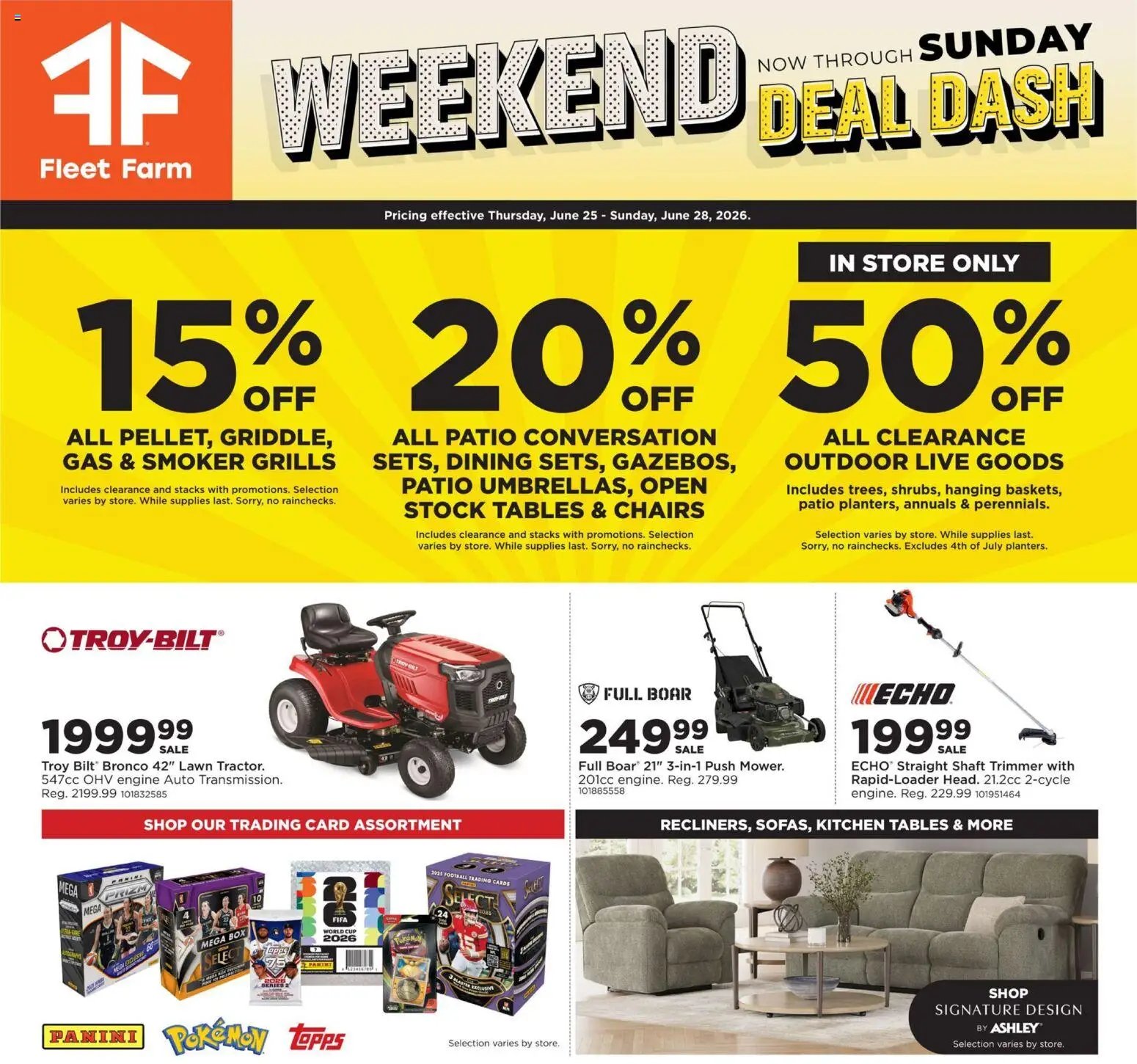 Mills Fleet Farm offer from 06/25/2026 Mills Fleet Farm Weekend Ad
