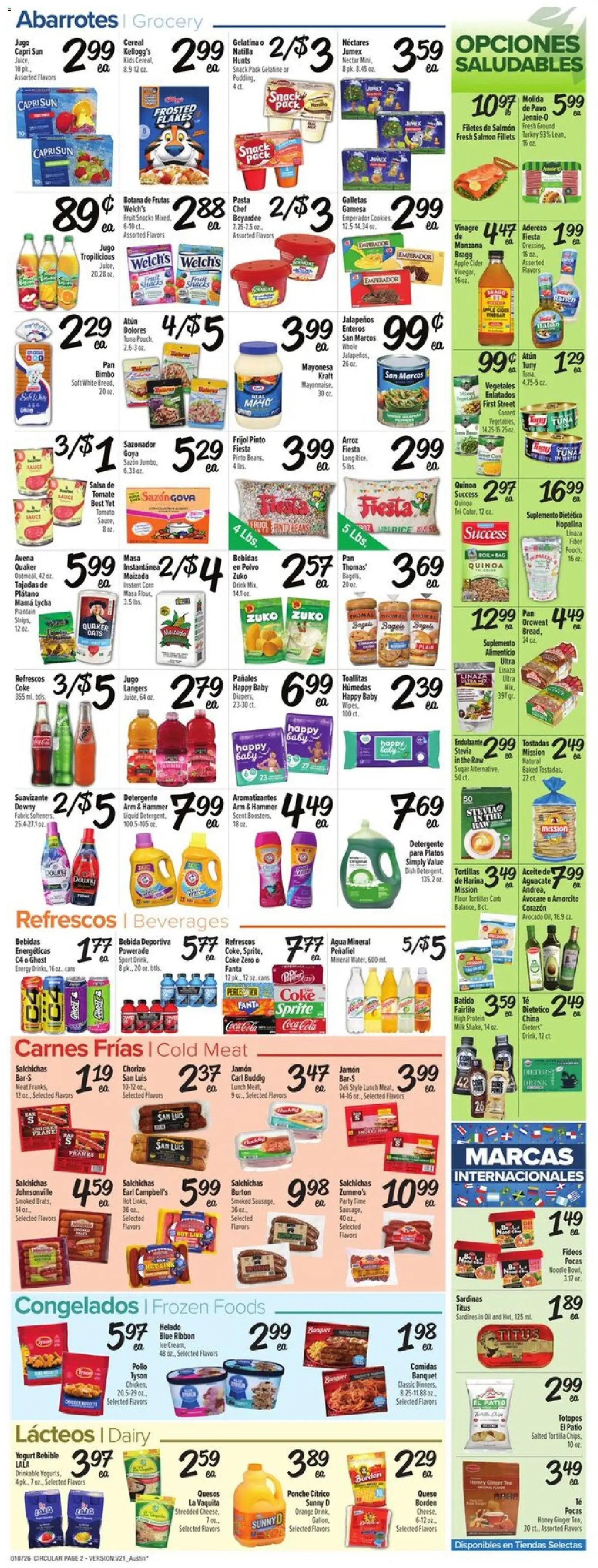 Fiesta Mart offer from 01/07/2026 Weekly Ad