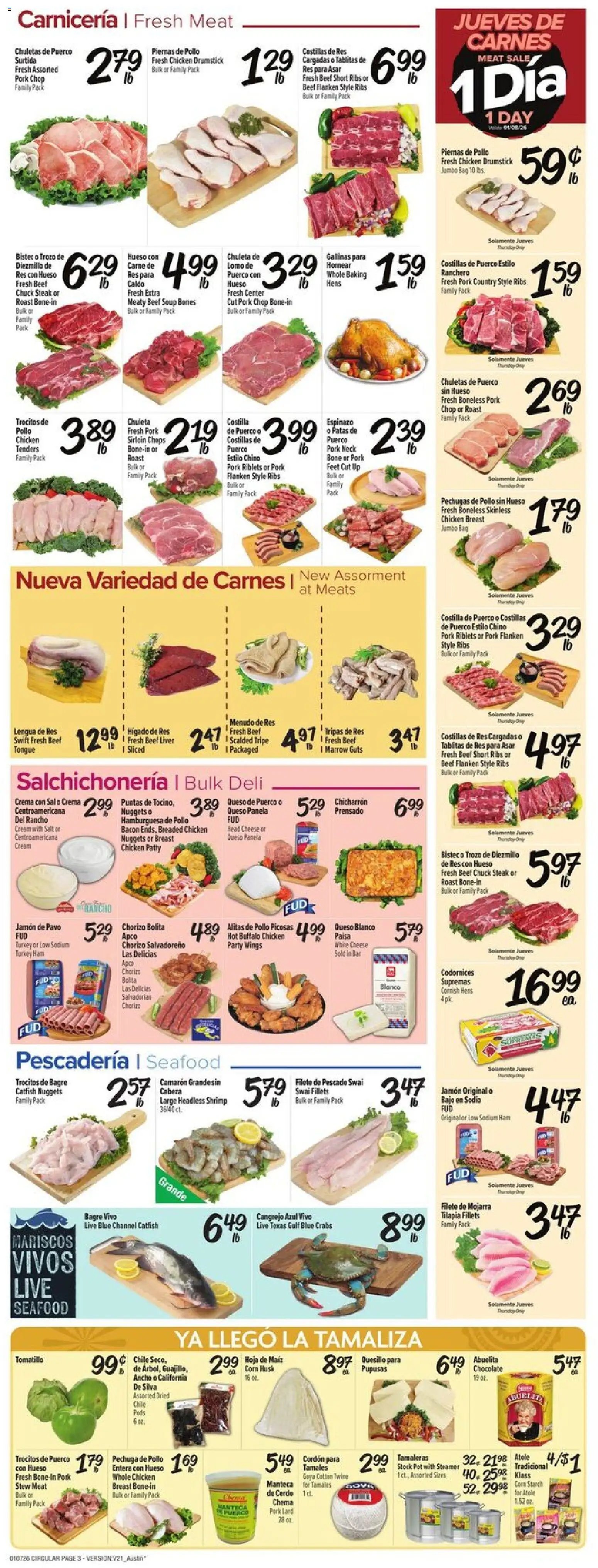 Fiesta Mart offer from 01/07/2026 Weekly Ad