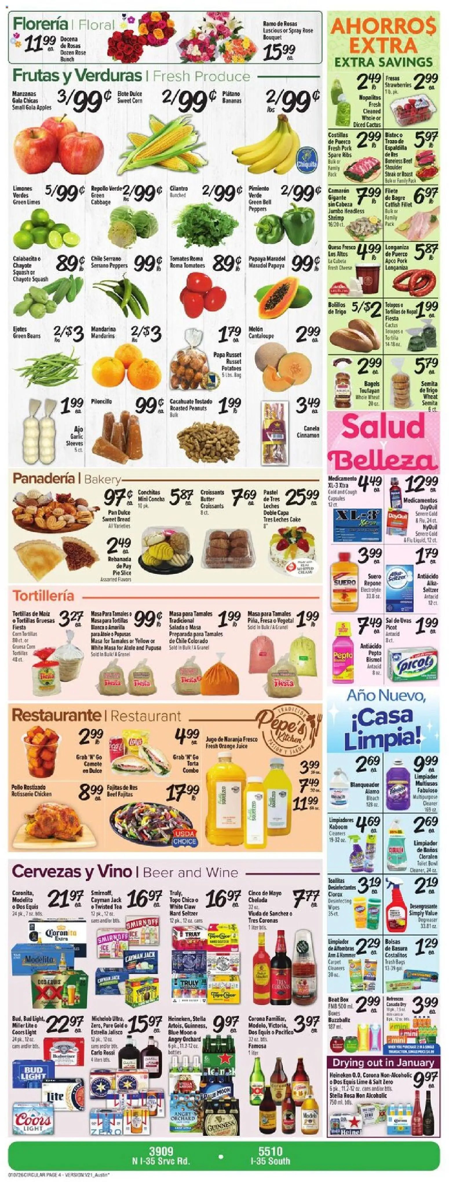Fiesta Mart offer from 01/07/2026 Weekly Ad