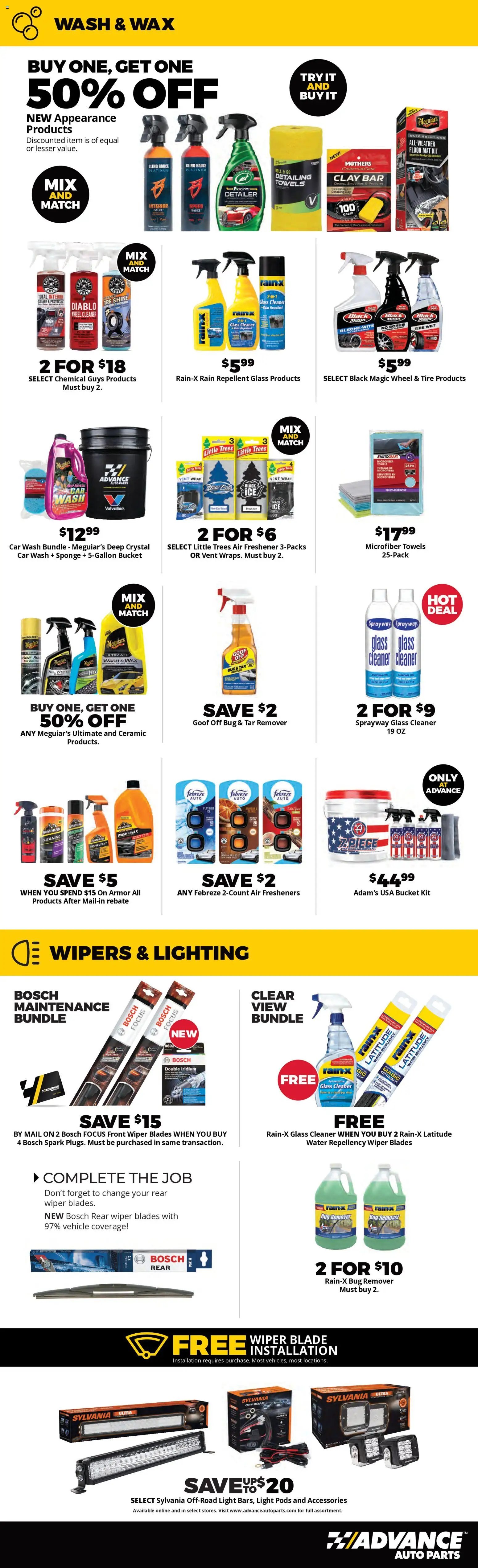 Advance Auto Parts offer from 04/22/2026 Advance Auto Parts Weekly Ad