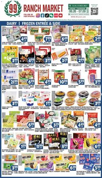 99 Ranch Market offer from 06/26/2026 99 Ranch Market Dairy | Frozen Entree’ & Side