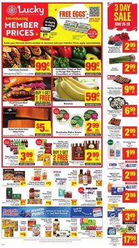Lucky Supermarkets offer from 06/24/2026 Lucky Supermarkets Weekly Ad