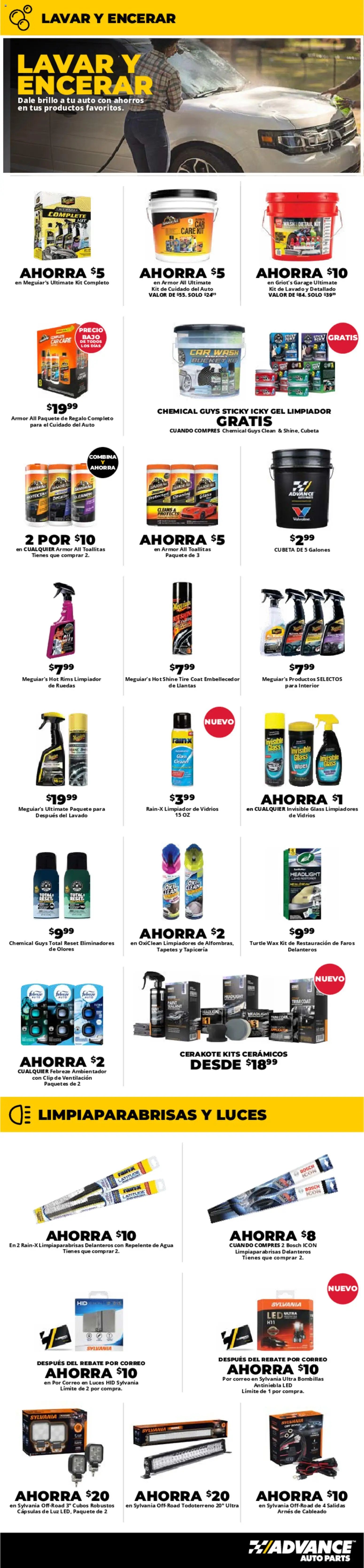 Advance Auto Parts offer from 01/04/2026 Weekly Ad - Spanish