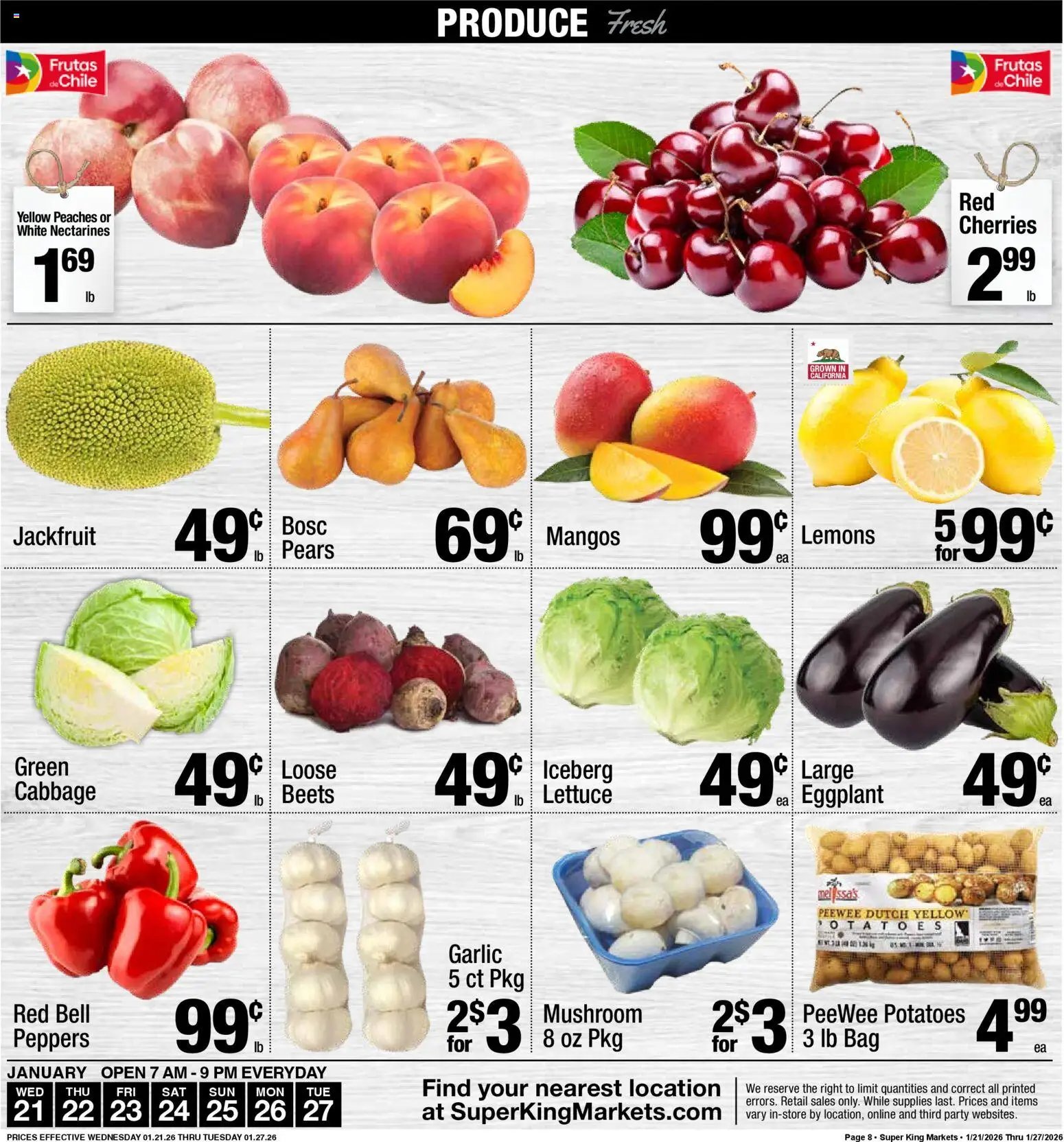 Super King offer from 01/21/2026 Weekly Ad