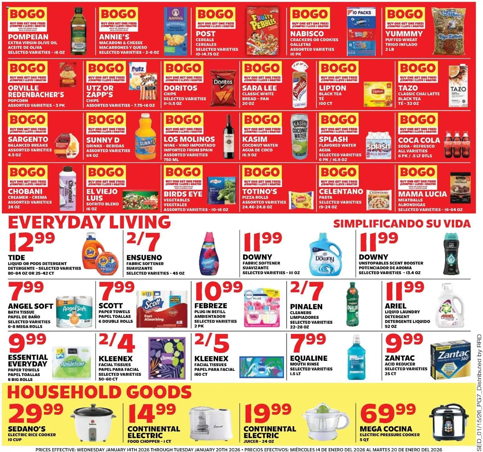 Sedano's offer from 01/14/2026 Weekly Ad