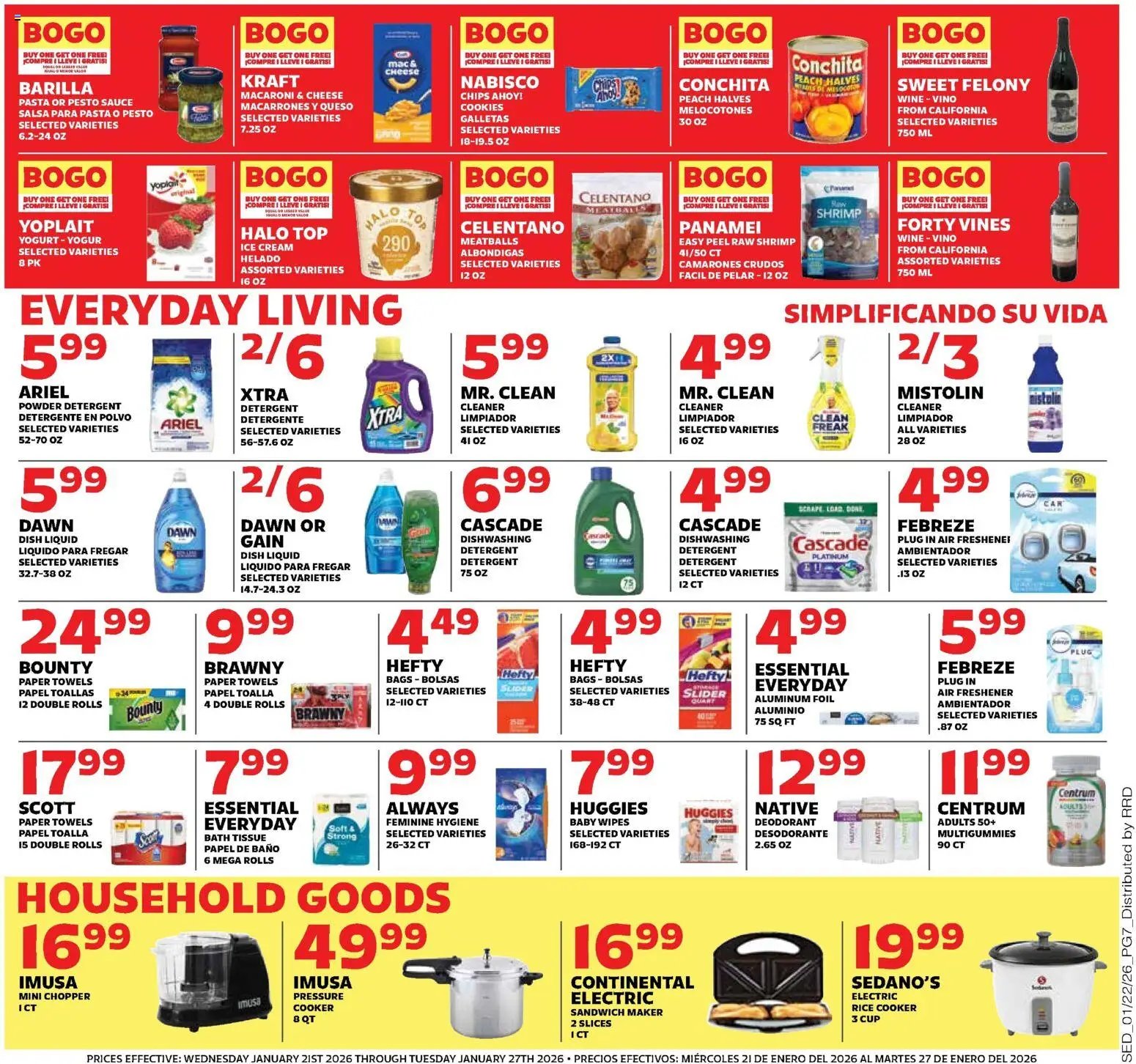 Sedano's offer from 01/21/2026 Weekly Ad
