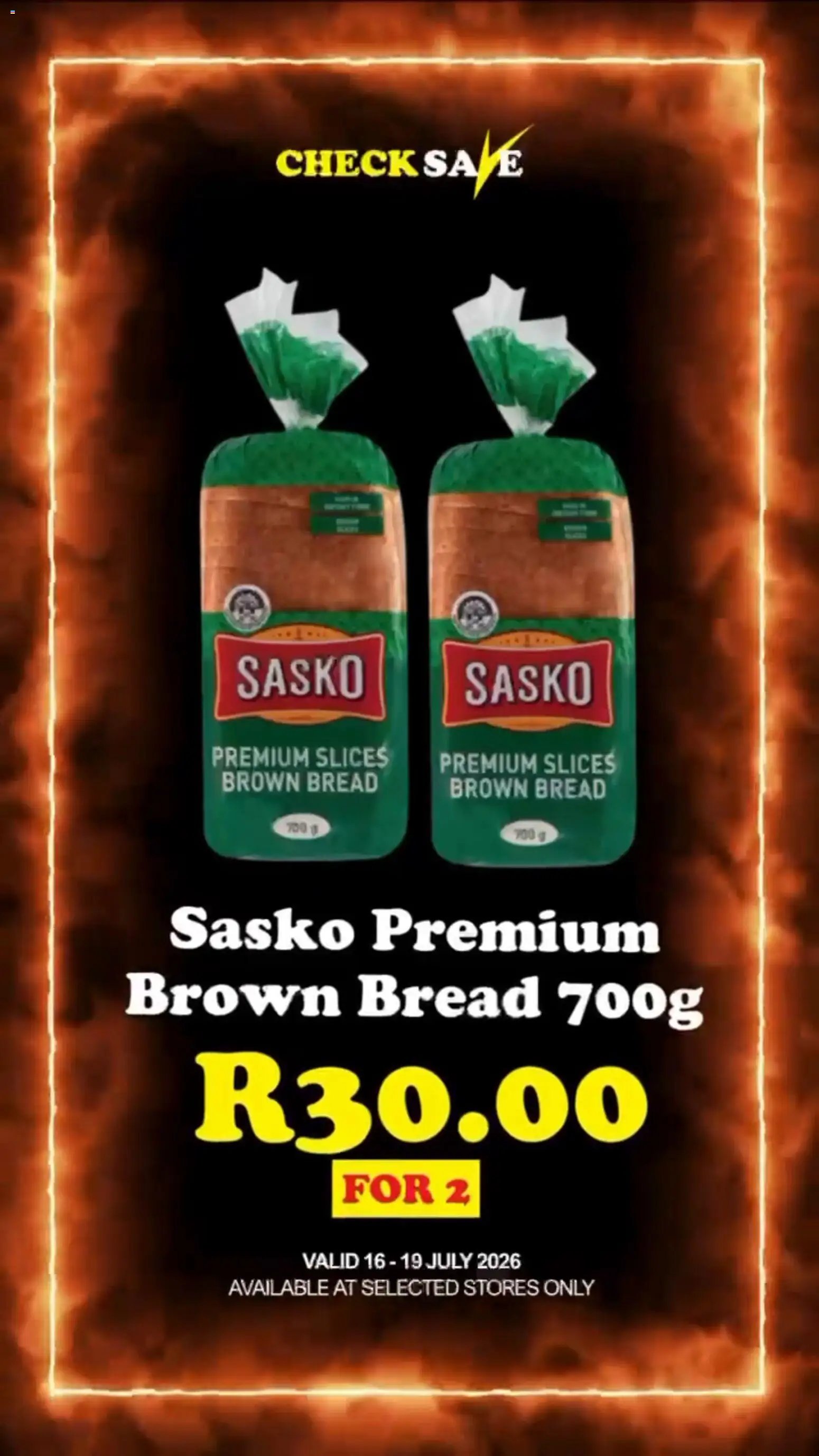 Check Save special from 16/07/2026 Check Save Weekly Savings