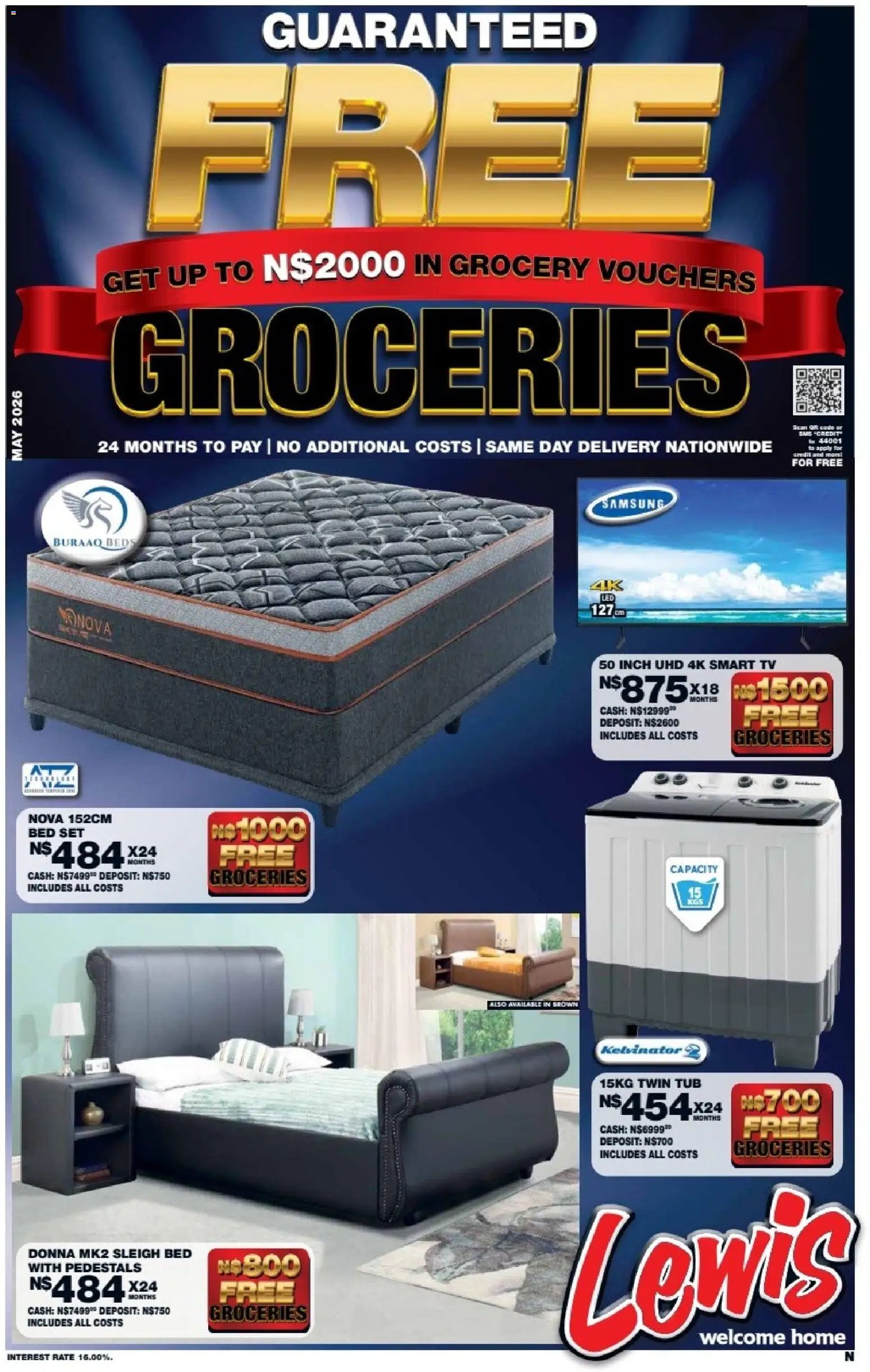 Lewis Stores special from 11/05/2026 Lewis Stores Namibia Brochure