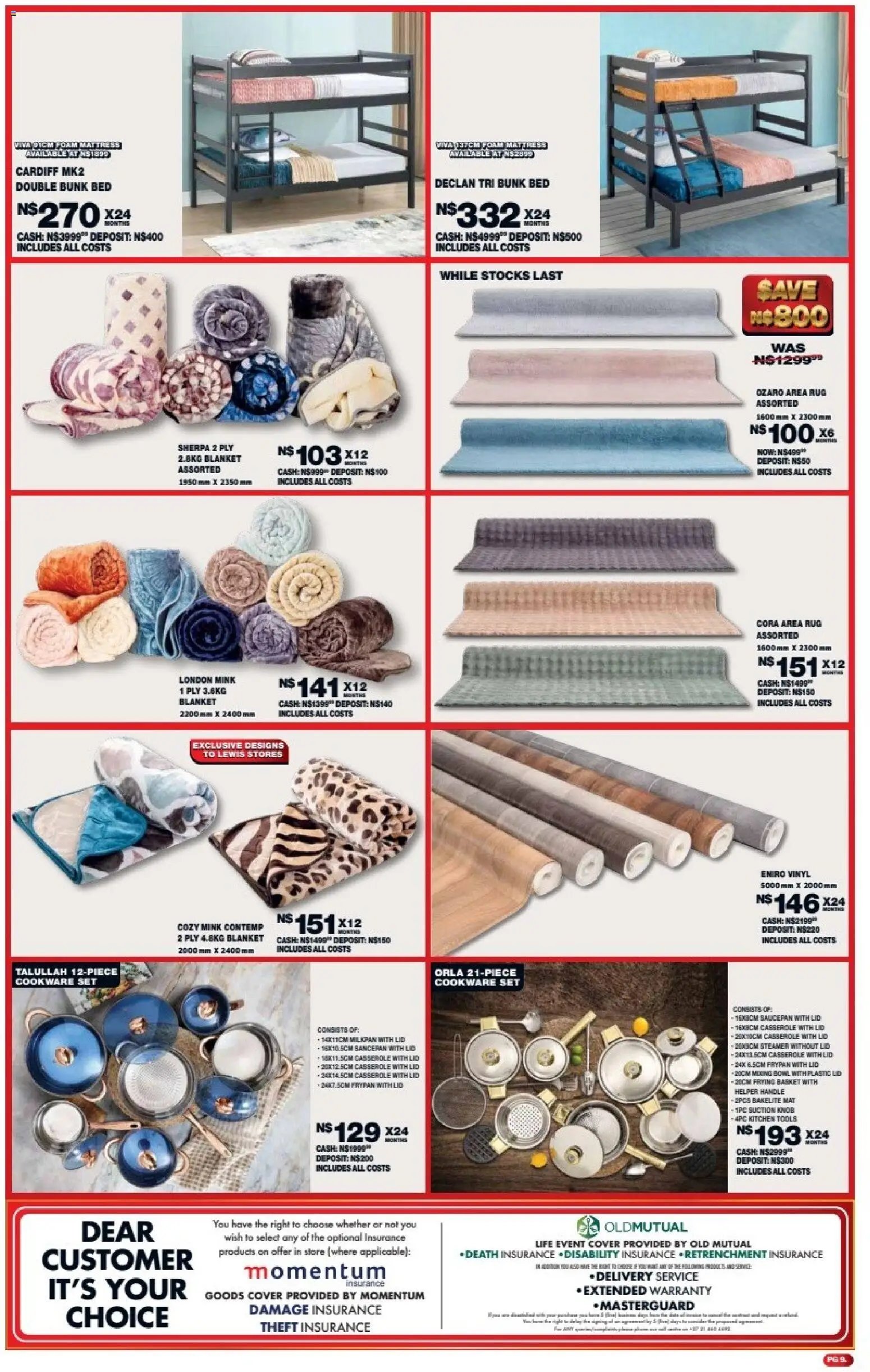 Lewis Stores special from 11/05/2026 Lewis Stores Namibia Brochure