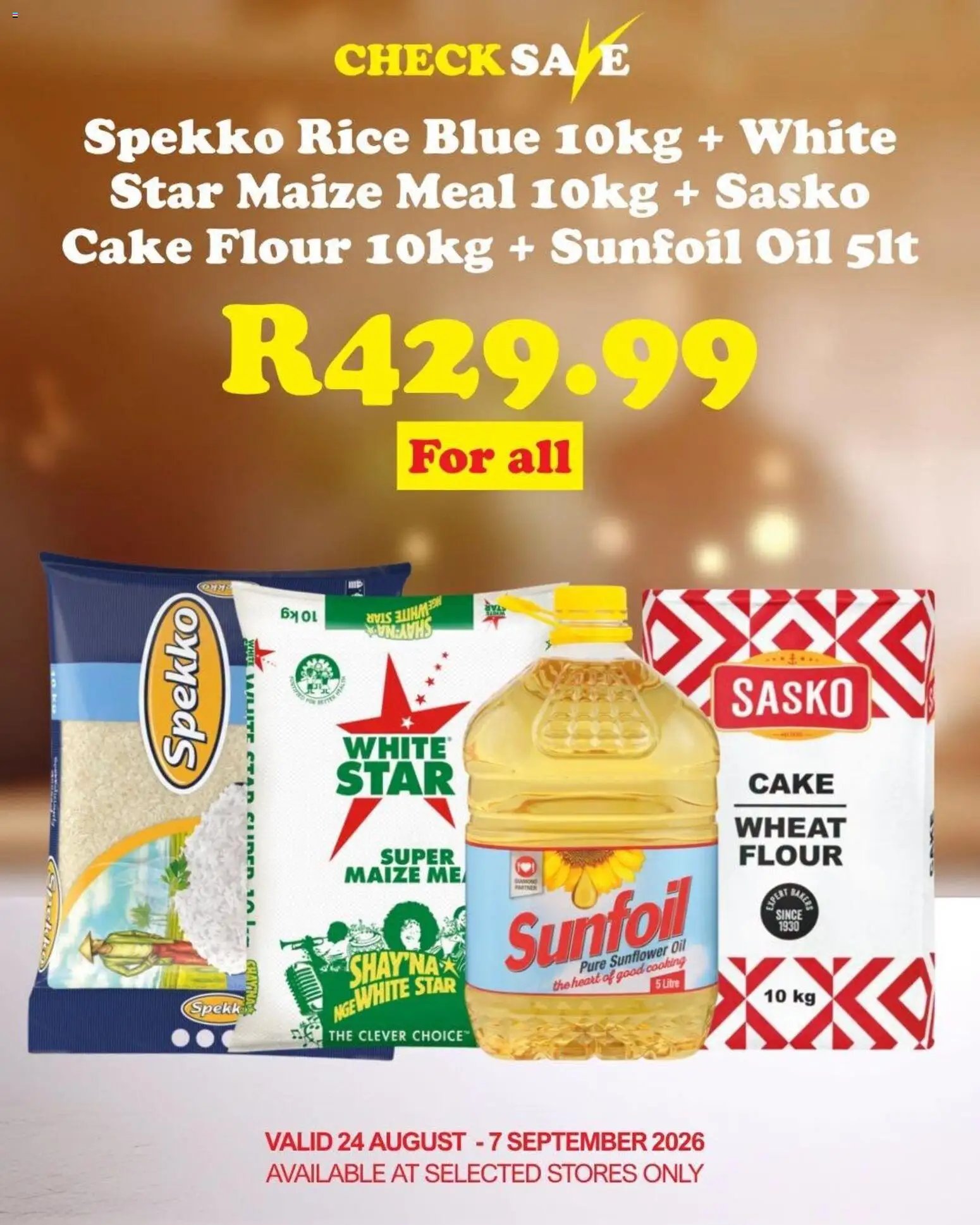 Check Save special from 24/08/2026 Check Save Durban Central Specials
