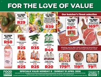 Food Lover's Market special from 06/04/2026 Food Lover's Market Western Cape - Weekly Specials (2026-04-06 - 2026-04-12)