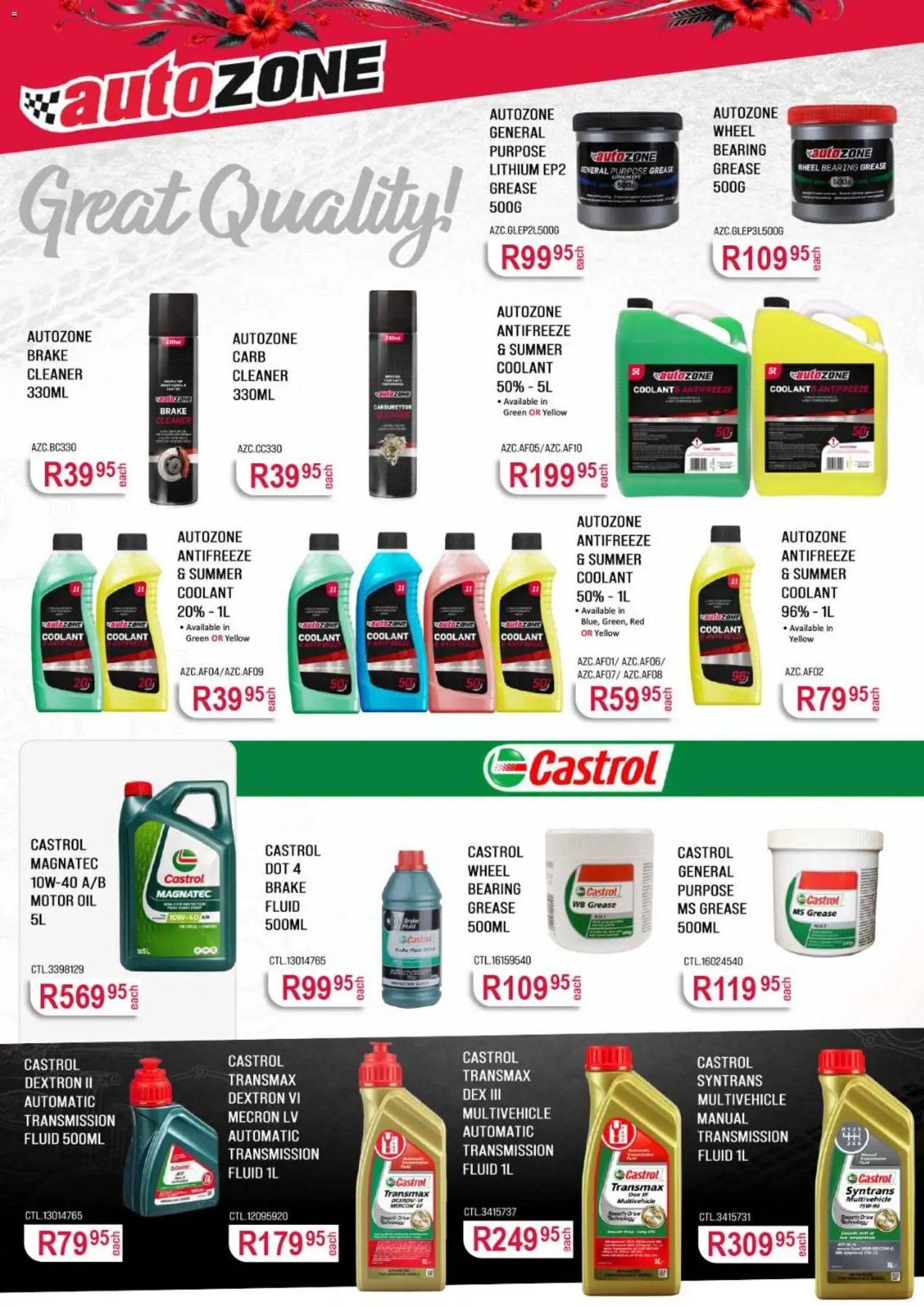AutoZone special from 25/08/2026 AutoZone Specials
