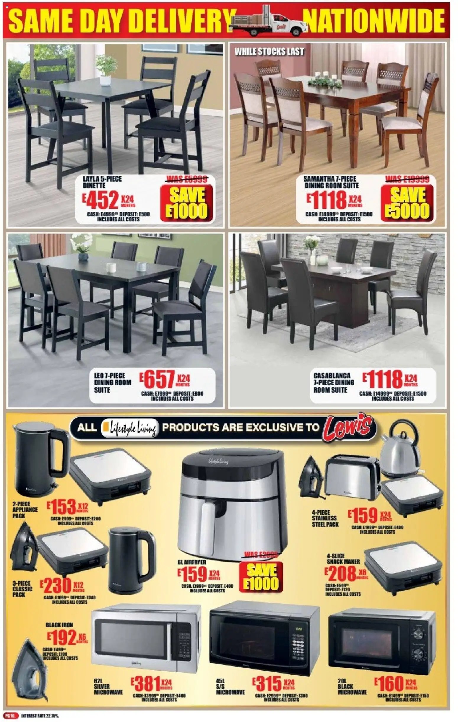 Lewis Stores special from 06/07/2026 Lewis Stores Eswatini Brochure