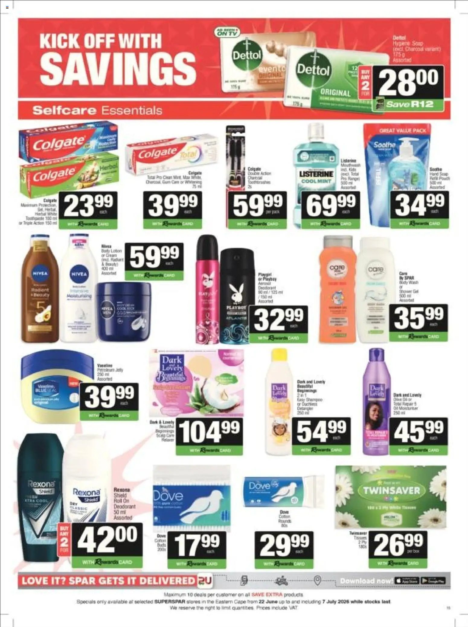 Superspar special from 22/06/2026 Superspar - Eastern Cape - Weekly Specials