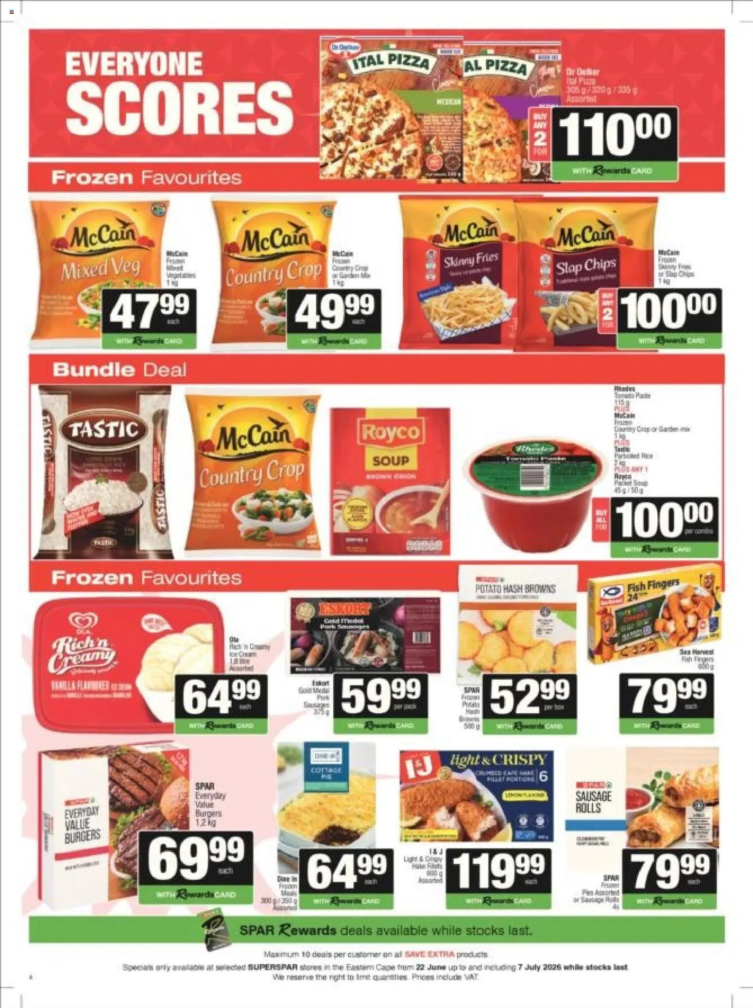 Superspar special from 22/06/2026 Superspar - Eastern Cape - Weekly Specials