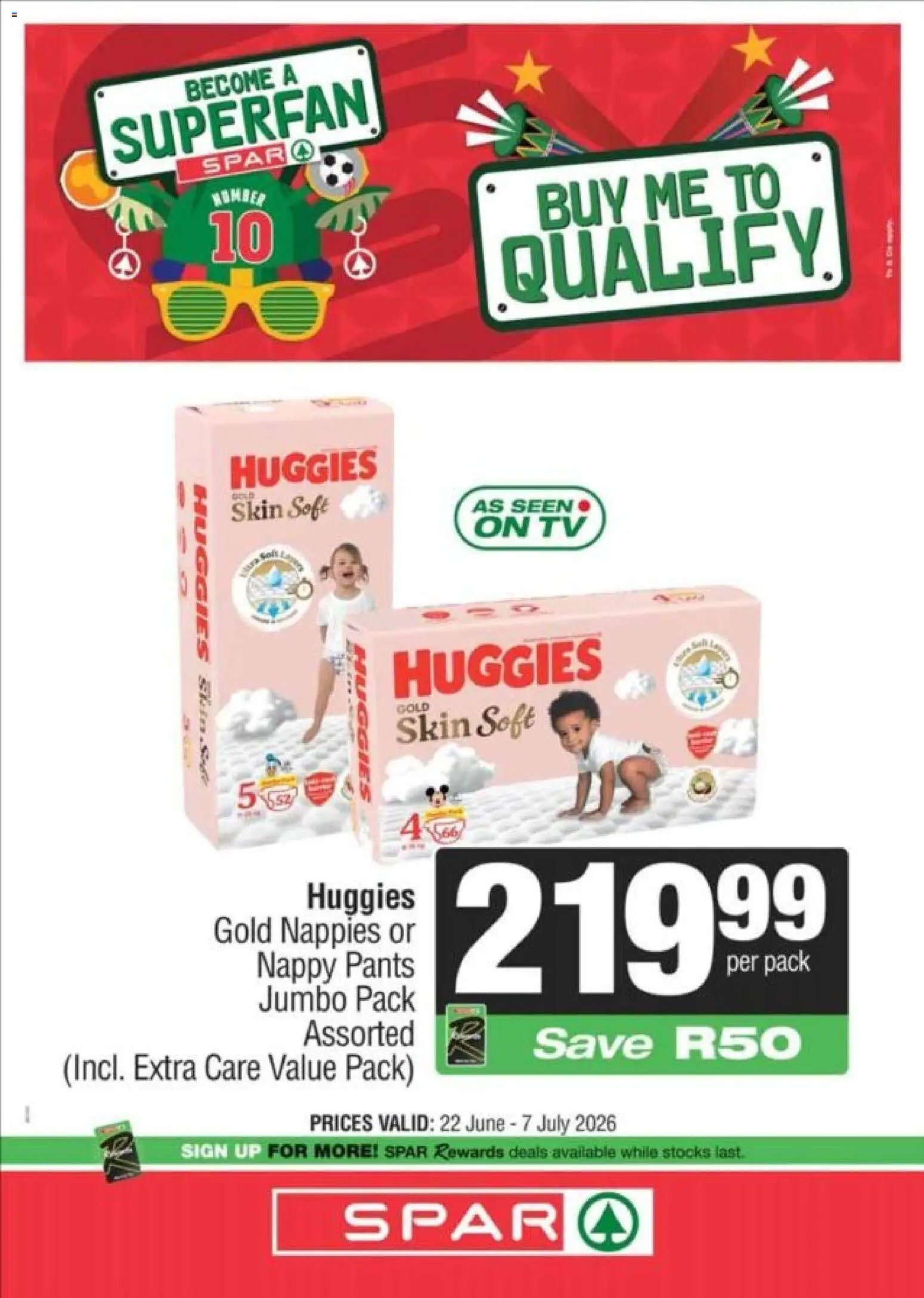 Superspar special from 22/06/2026 Superspar Specials