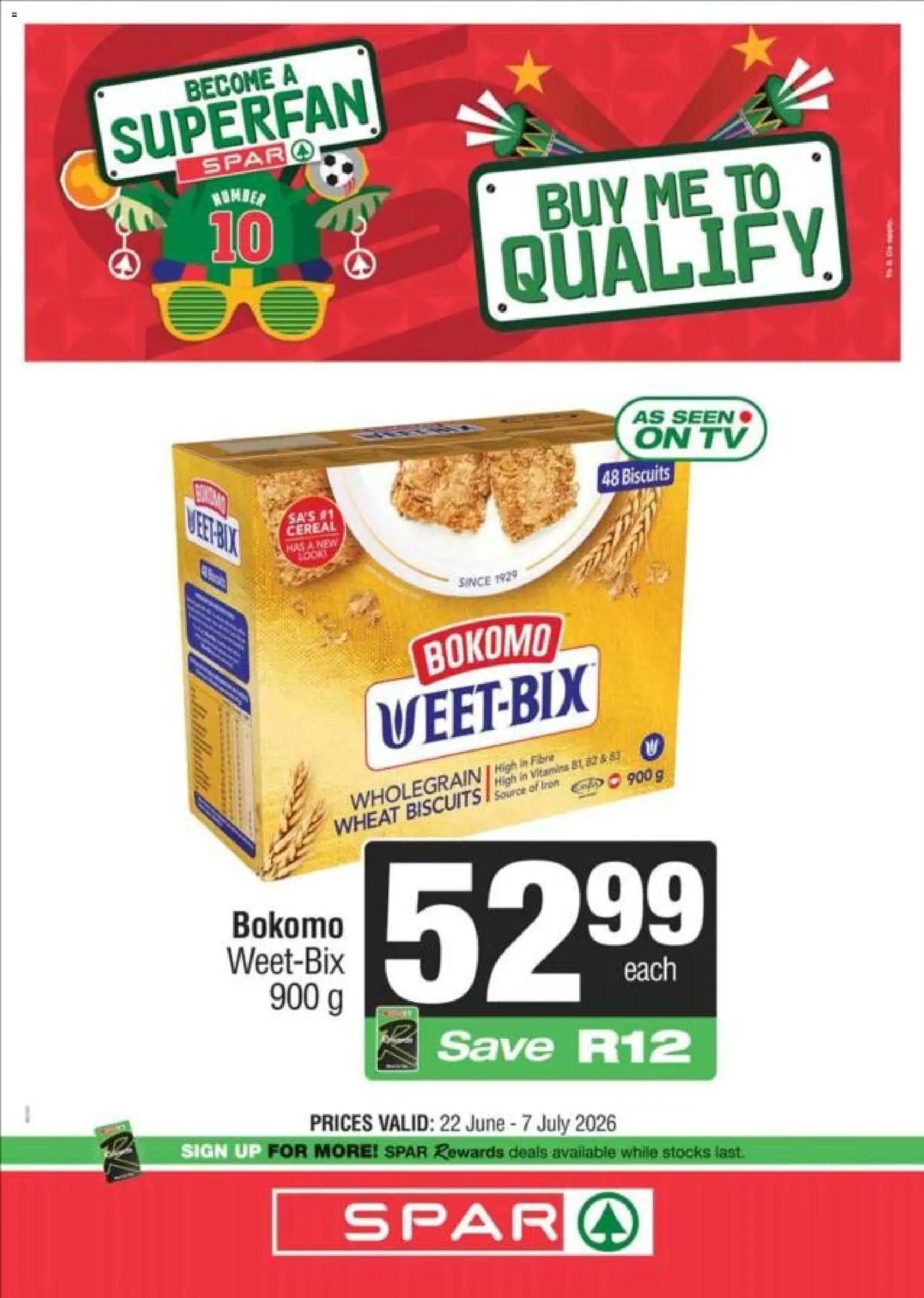 Superspar special from 22/06/2026 Superspar Specials