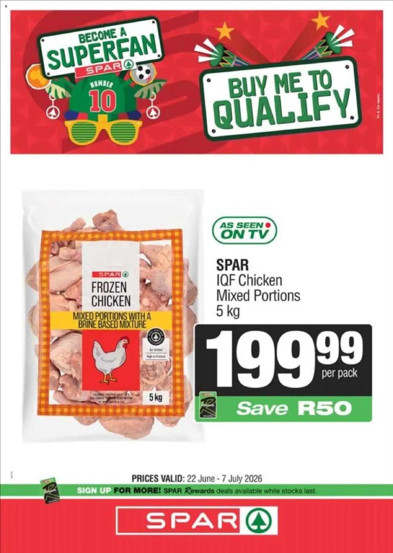 Superspar special from 22/06/2026 Superspar Specials