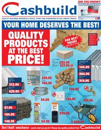 Cashbuild special from 20/04/2026 Cashbuild Gauteng - Catalogue (2026-04-20 - 2026-05-24)
