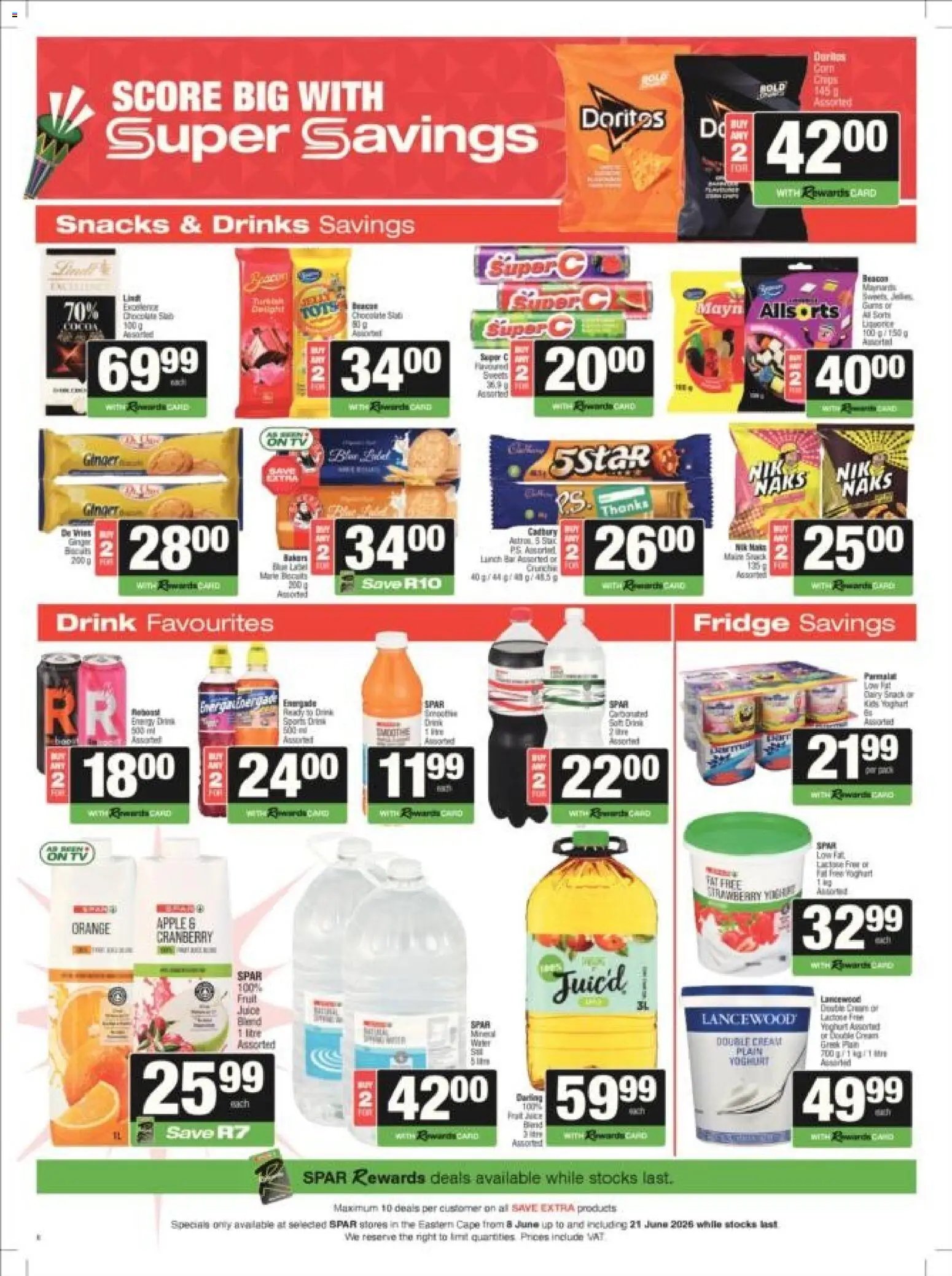 Spar special from 08/06/2026 Spar - Eastern Cape - Weekly Specials