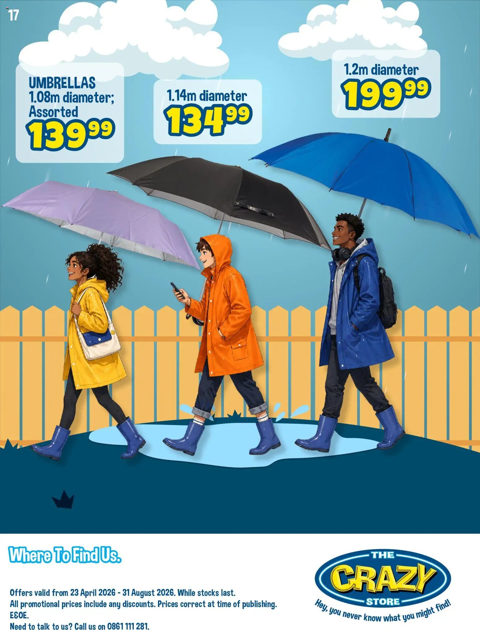 Crazy Store special from 23/04/2026 Crazy Store Winter Specials