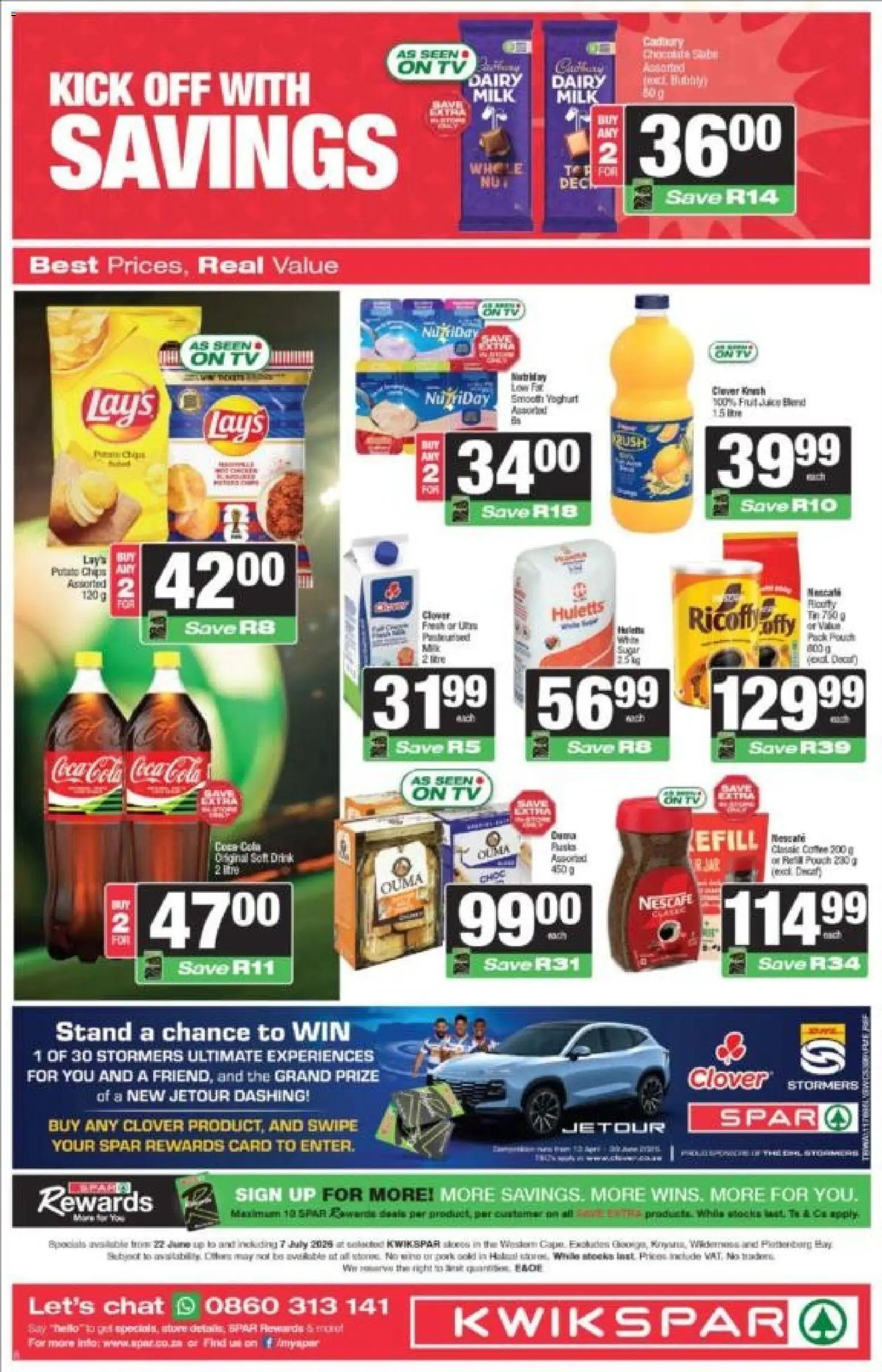 KWIKSPAR special from 22/06/2026 KWIKSPAR - Western Cape - Weekly Specials
