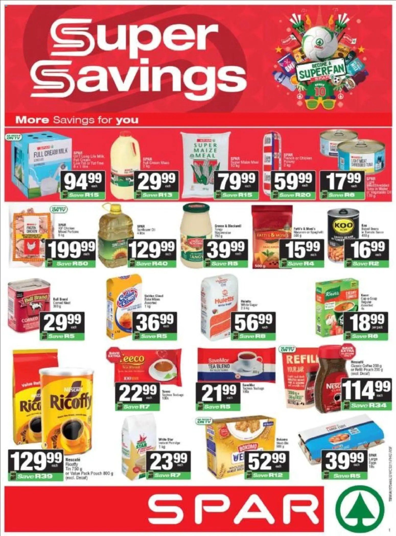 Superspar special from 22/06/2026 Superspar - Western Cape - Weekly Specials