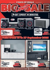 Lewis Stores special from 18/09/2026 Lewis Stores Namibia Brochure