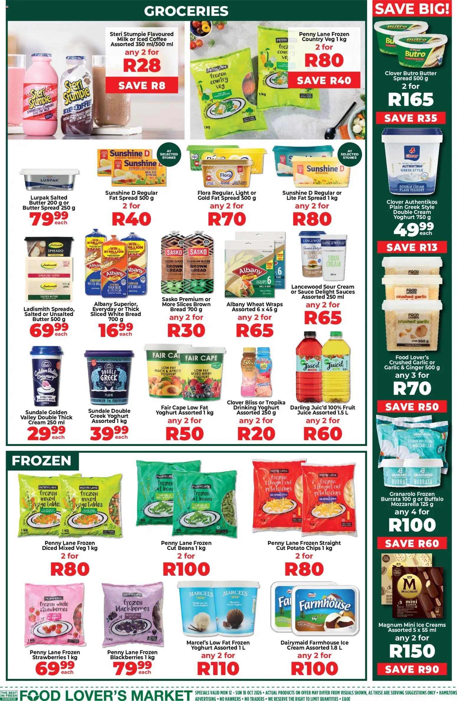 Food Lover's Market Western Cape - Weekly Specials from 12/10 - 18/10/2026 > Promotions