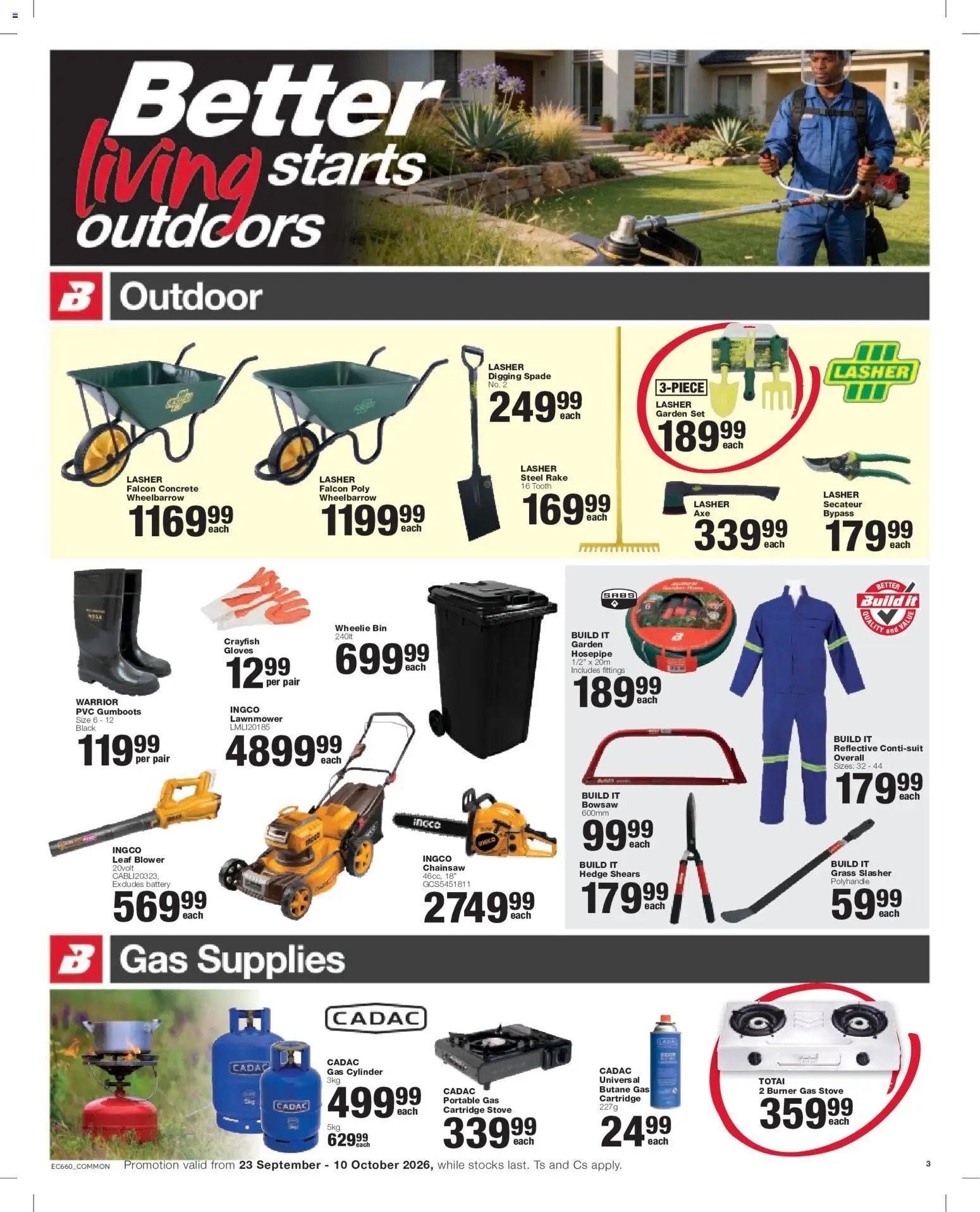 Build It special from 23/09/2026 Build It Eastern Cape - Specials