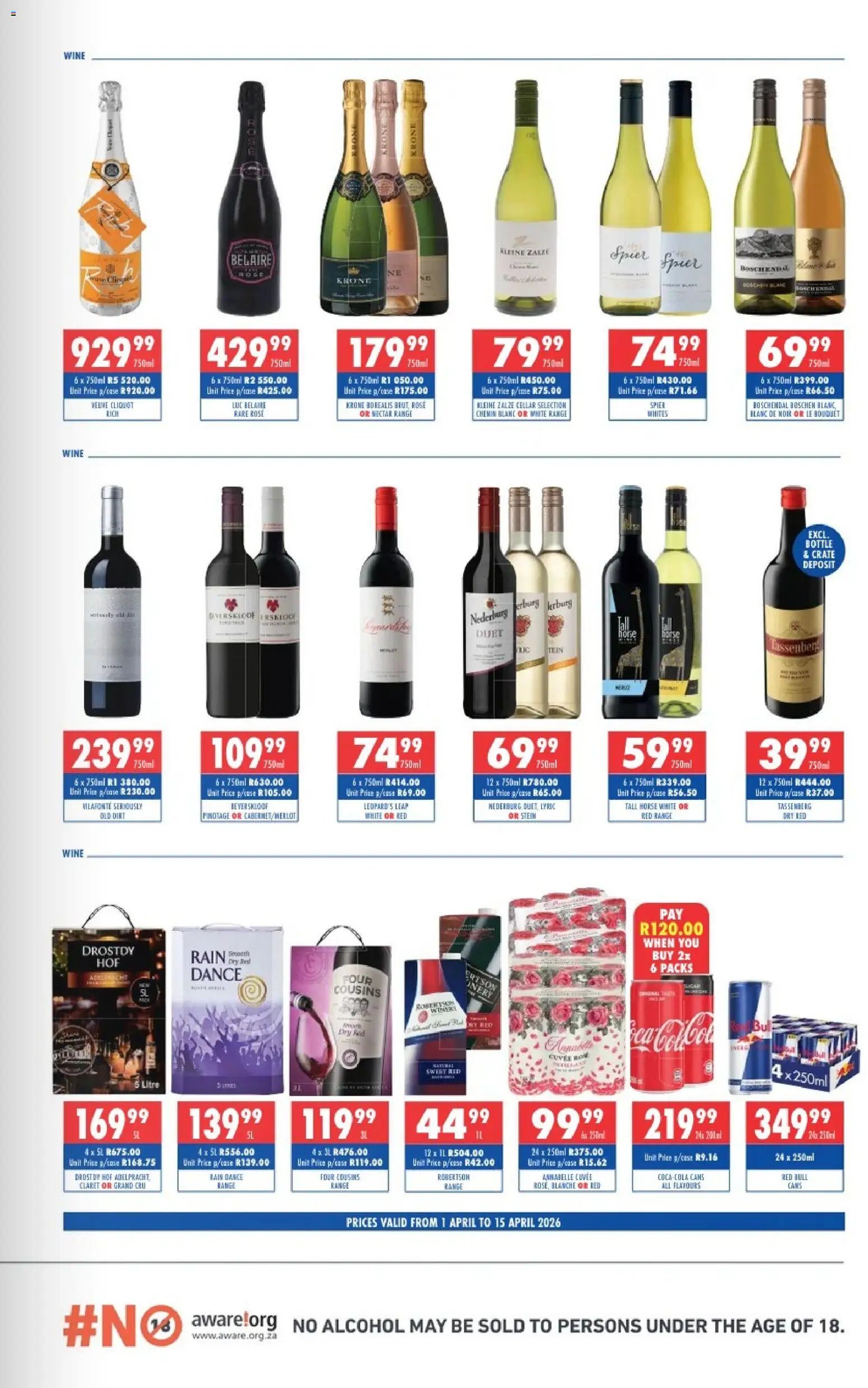 Ultra Liquors special from 01/04/2026 Ultra Liquors Specials (2026-04-01 - 2026-04-15) | 4